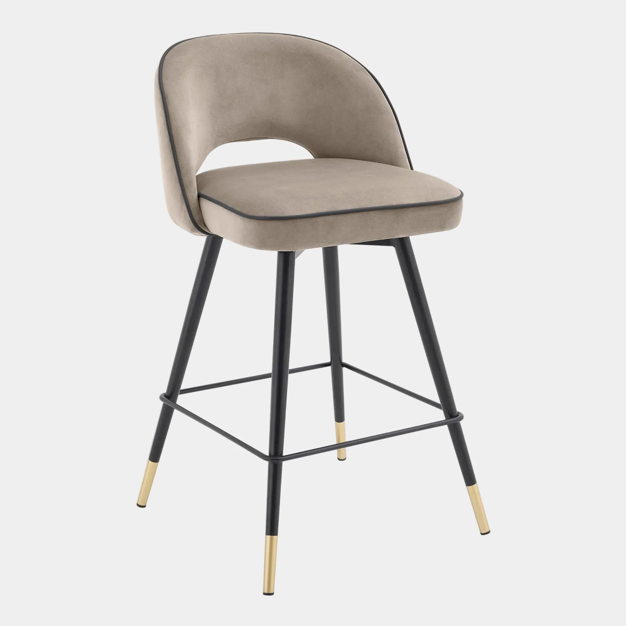 Eichholtz Cliff - Swivel Bar Stools Set Of 2, Fabric - Image 28