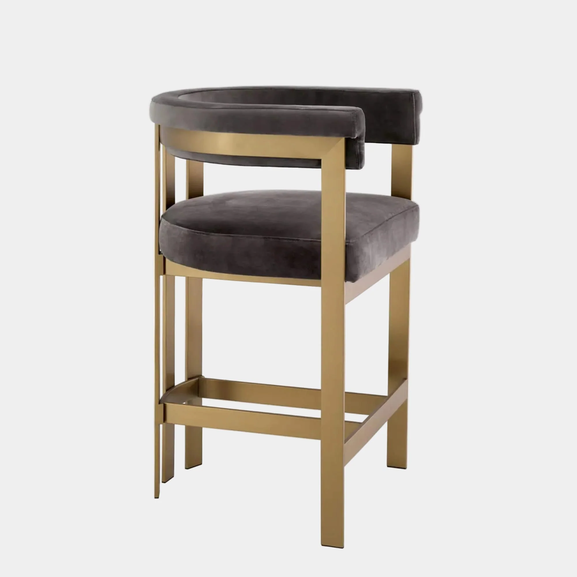 Eichholtz Clubhouse - Bar Stool, Fabric - Image 3