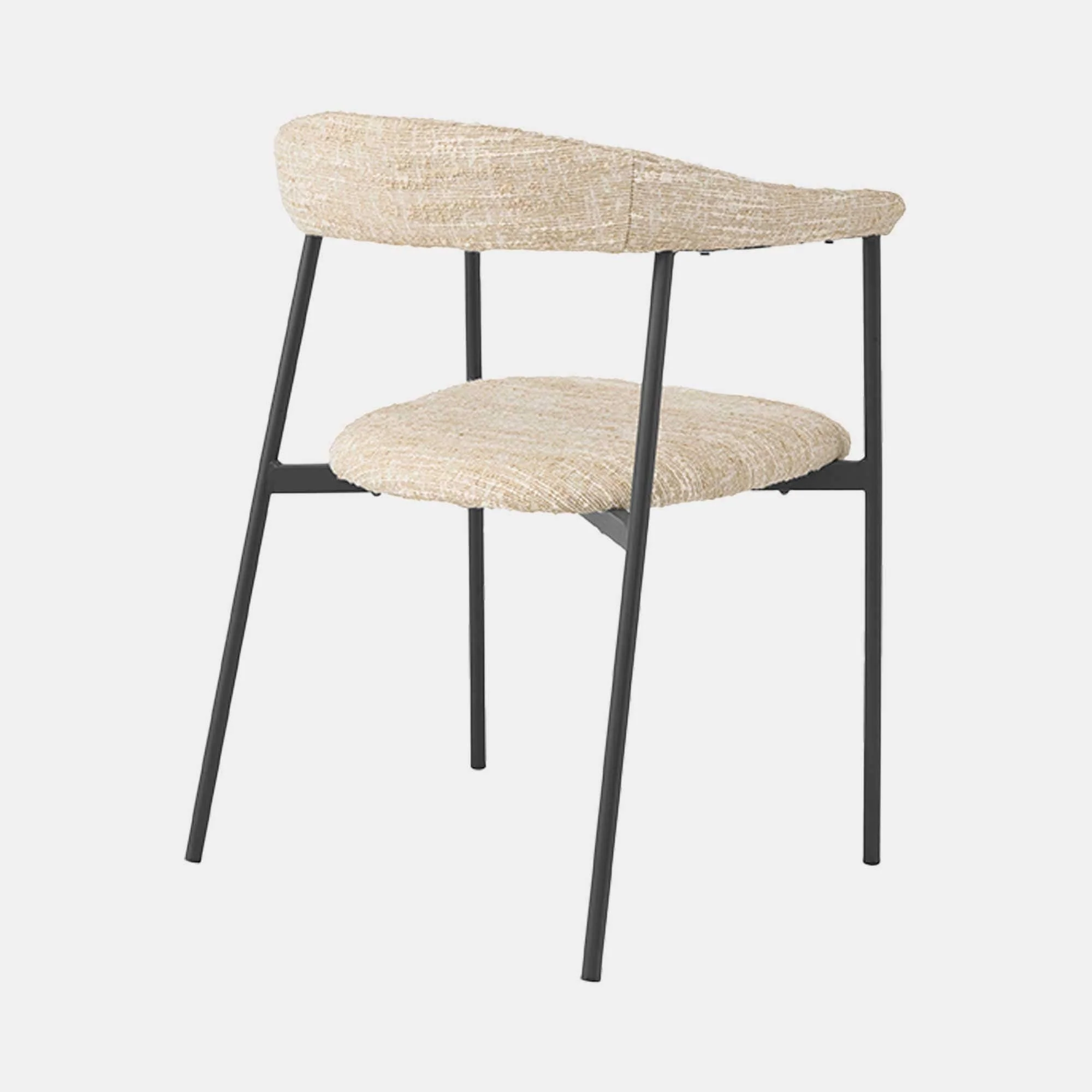 Eichholtz Julio - Dining Chair Set Of 2, Boucle Fabric - Image 6