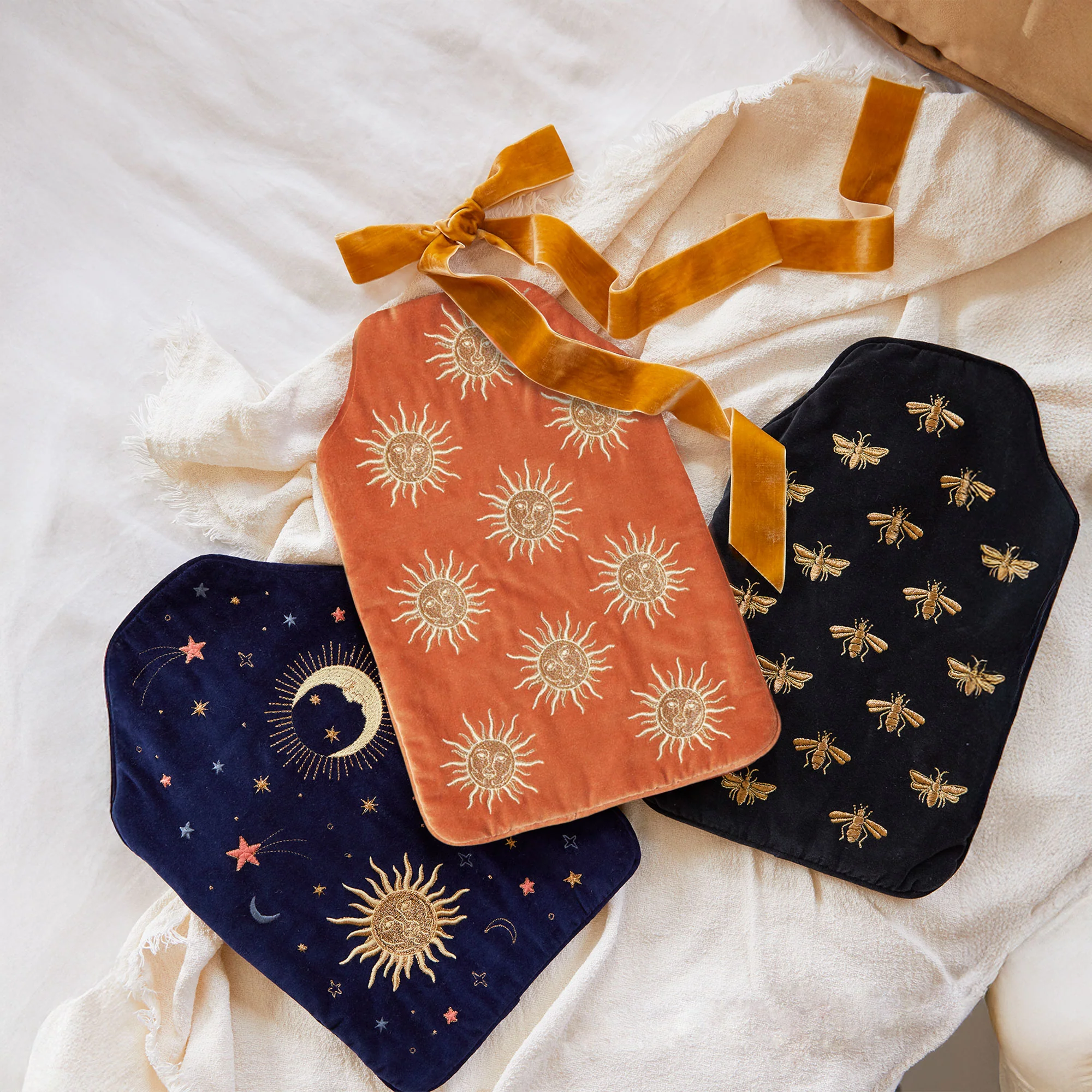 Elizabeth Scarlett Sun Goddess - Hot Water Bottle, Rust - Image 4