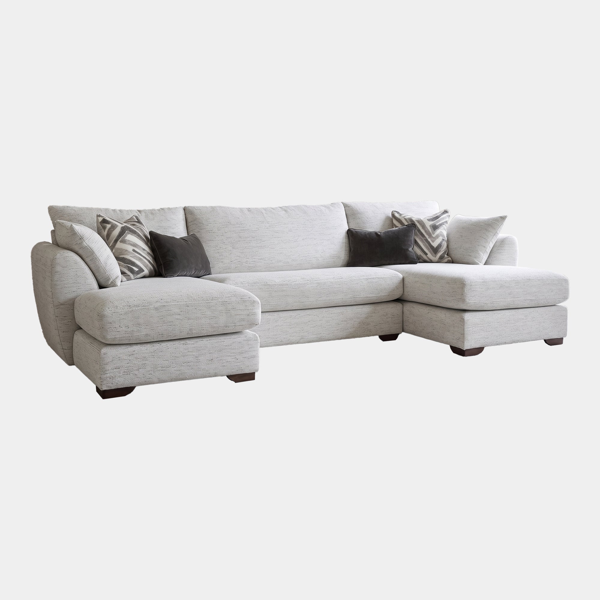 Embrace - Large Double Chaise Sofa, Fabric