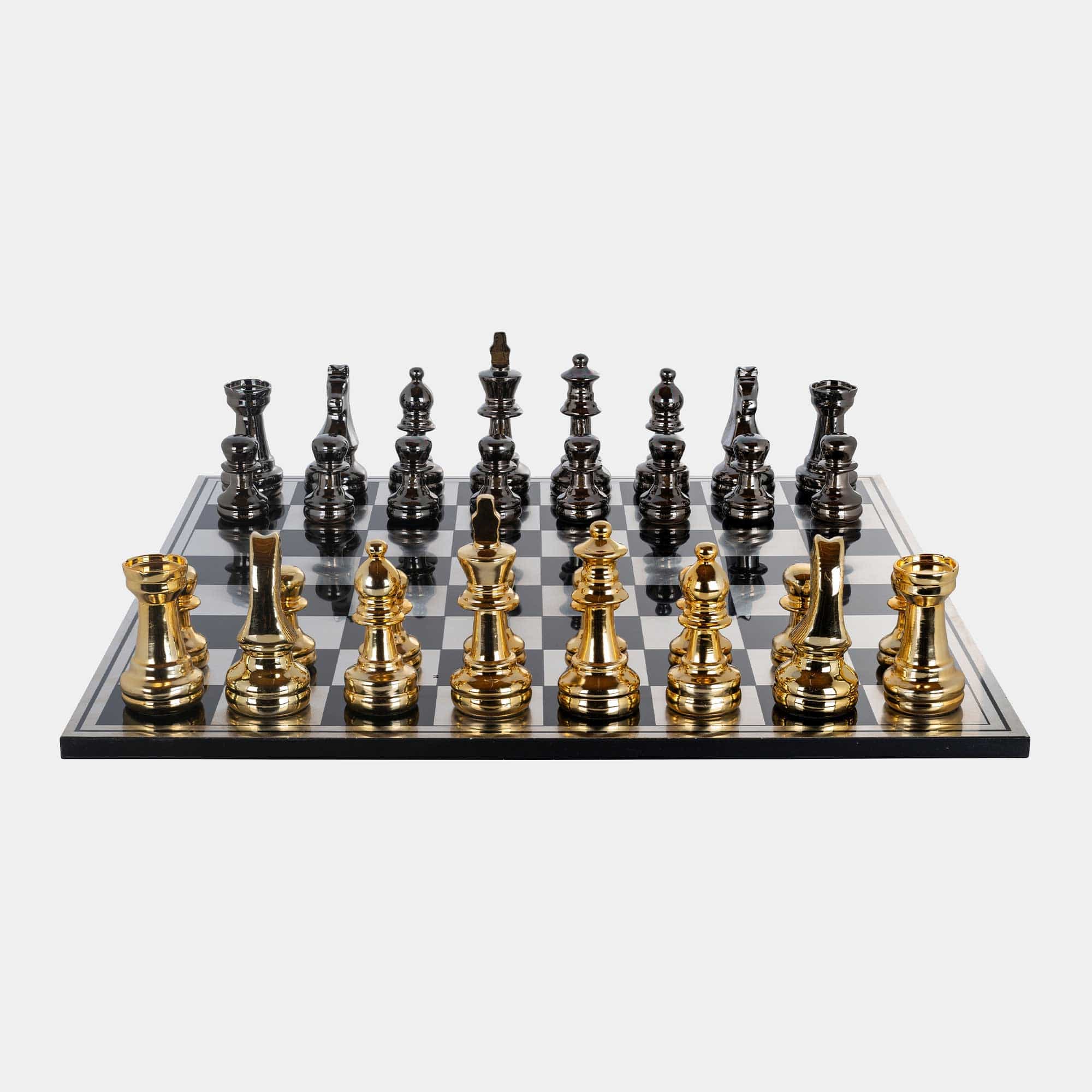 Enigma - Black & Gold Chessboard