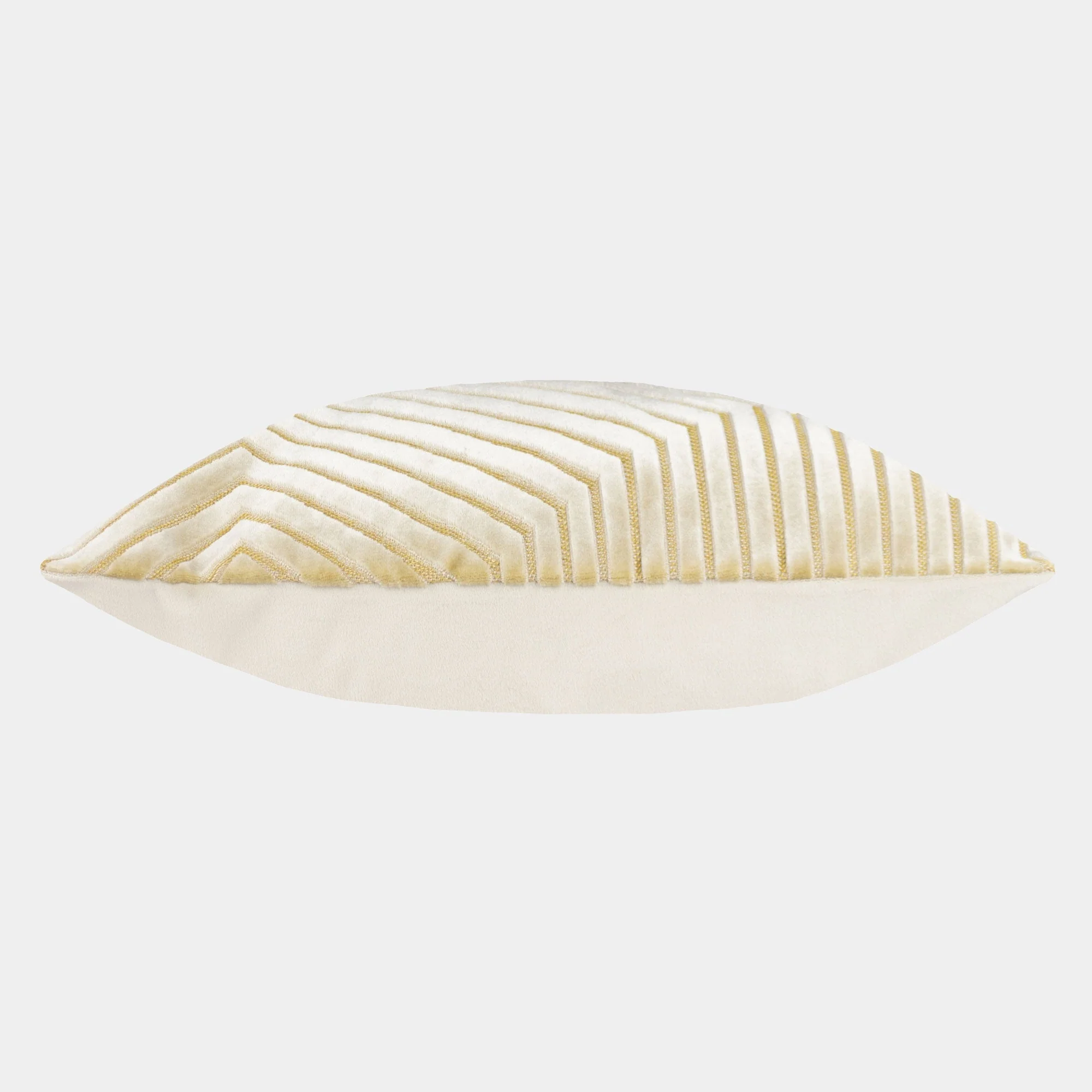 Evoke Velvet - Ivory Cushion 45x45cm - Image 3