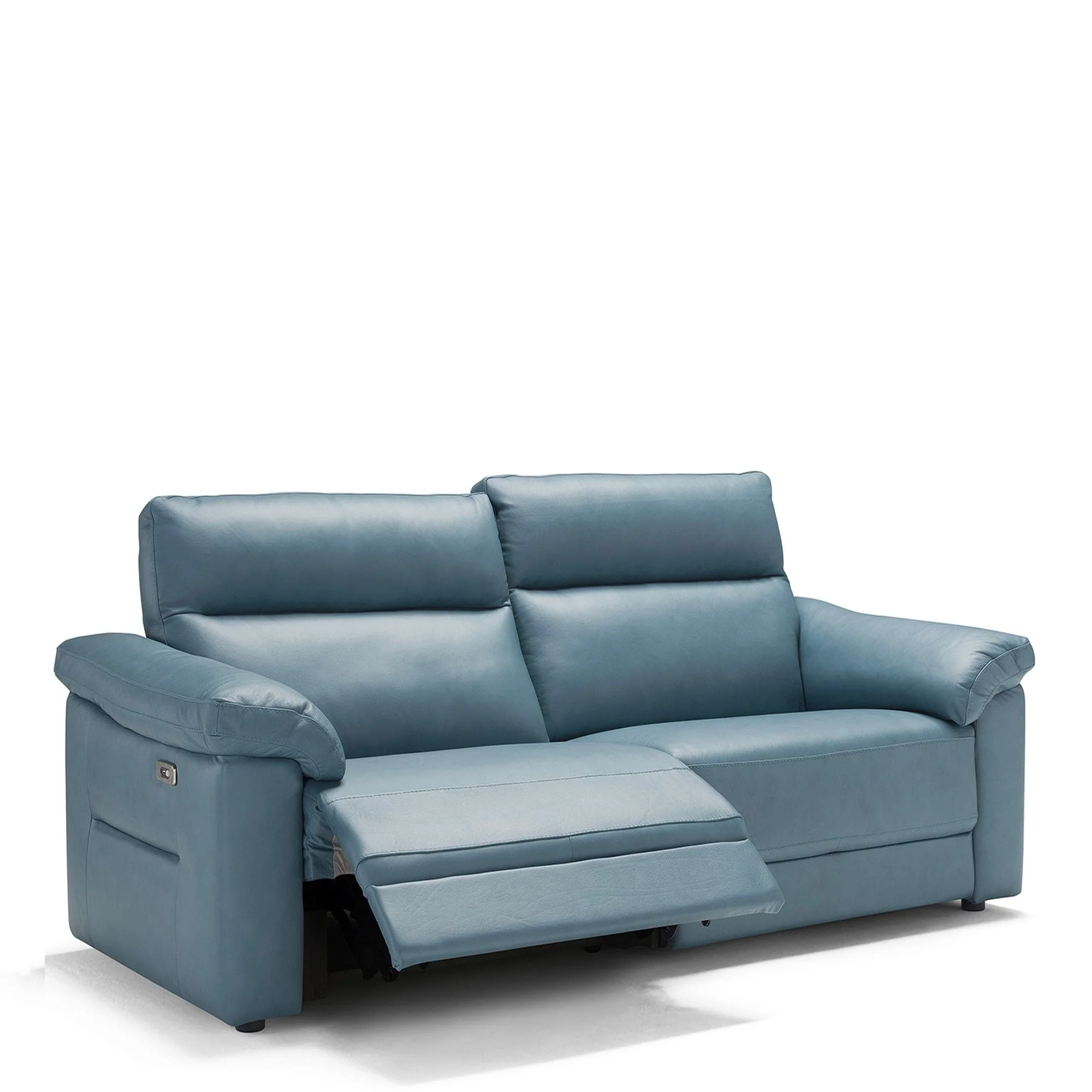Fiorano - Large 3 Seat Power Recliner Sofa, Leather - Image 3