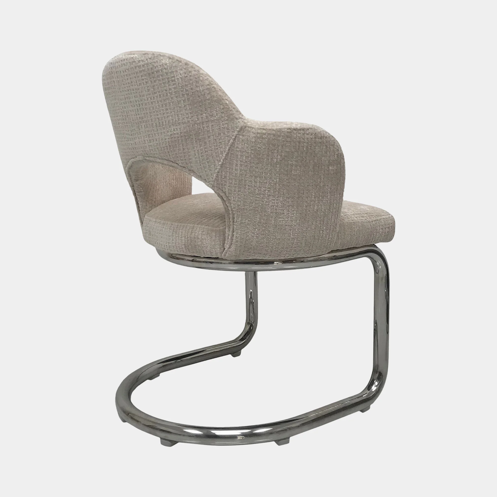Galaxy - Cantilever Dining Armchair, Fabric - Image 3