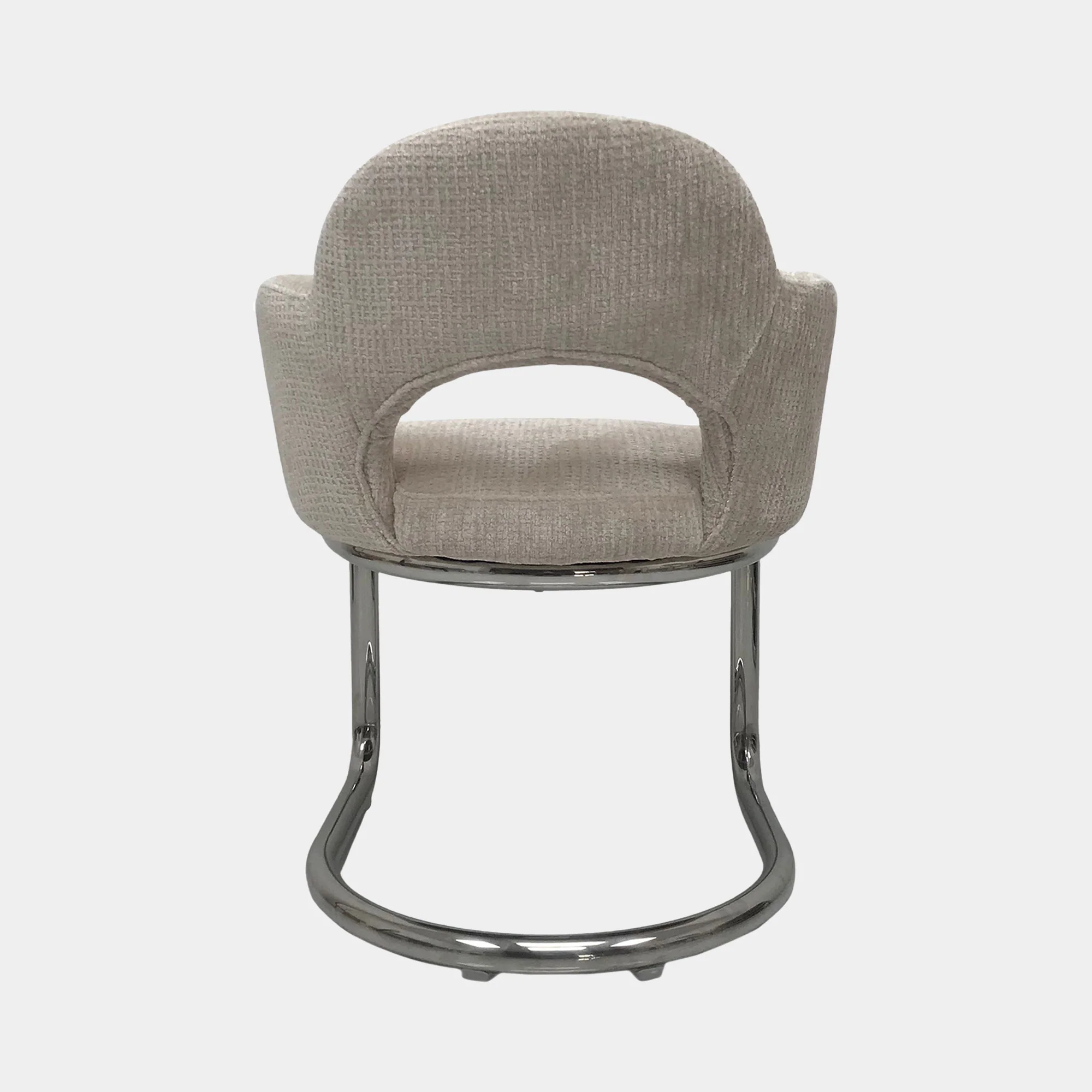 Galaxy - Cantilever Dining Armchair, Fabric - Image 5