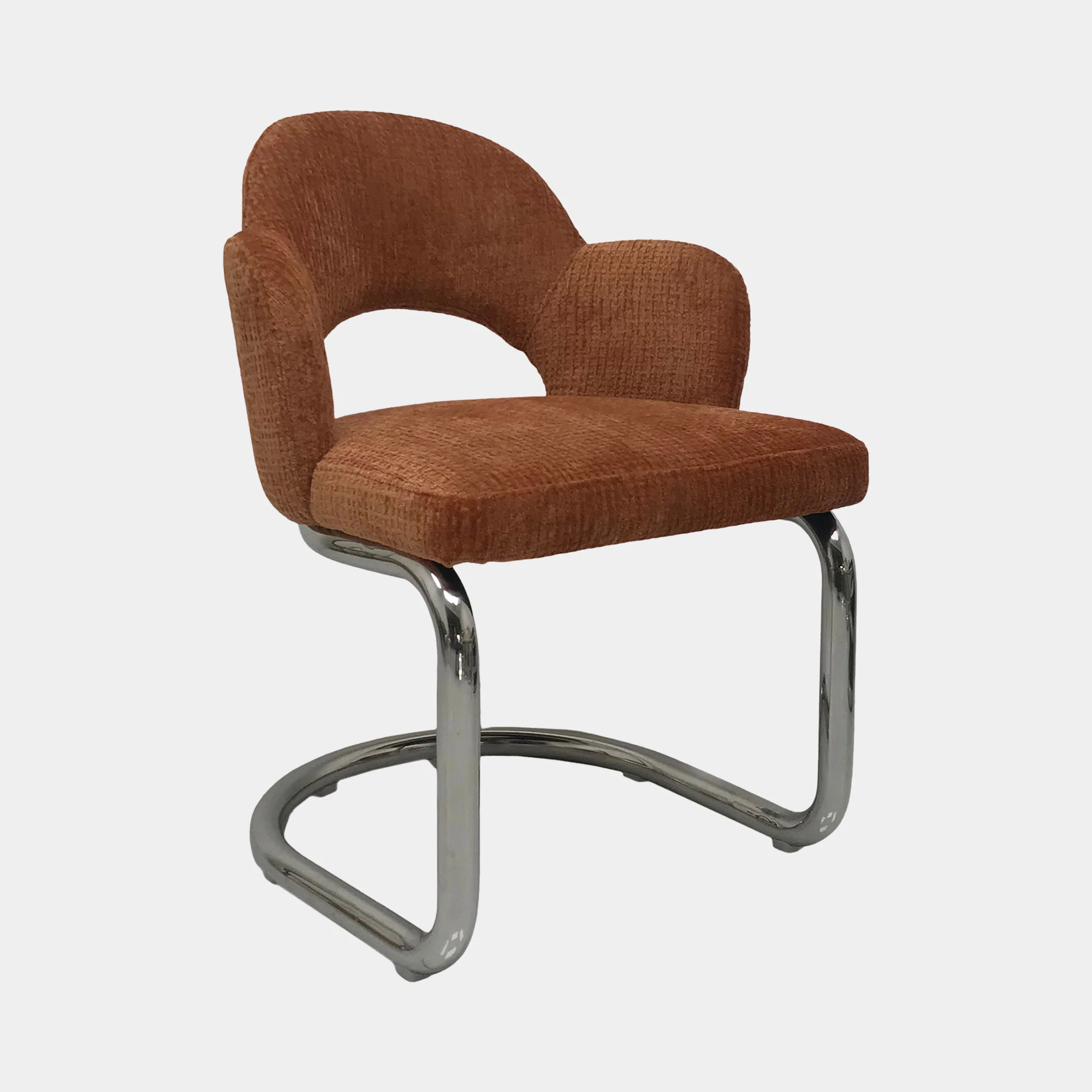 Galaxy - Cantilever Dining Armchair, Fabric - Image 6