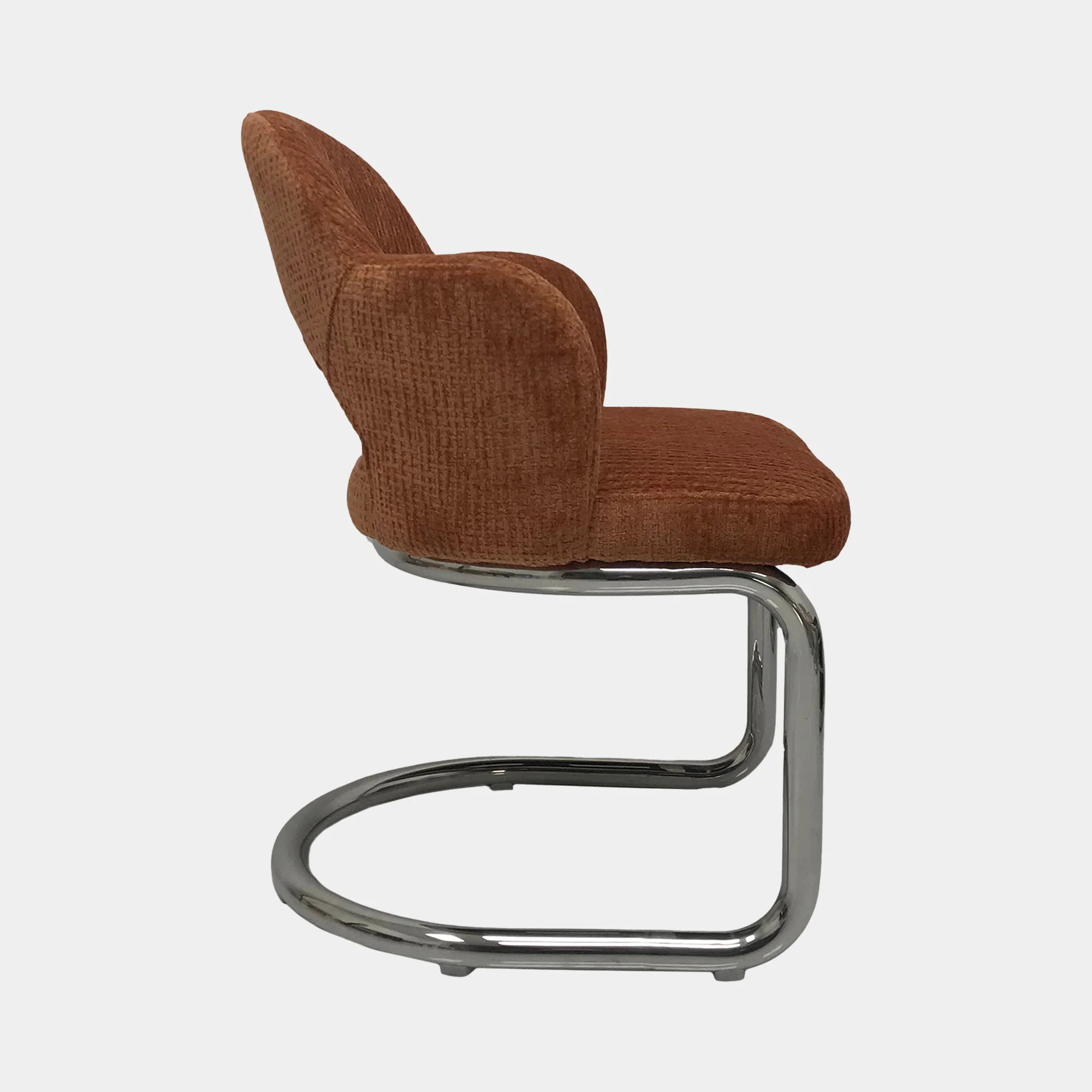 Galaxy - Cantilever Dining Armchair, Fabric - Image 8