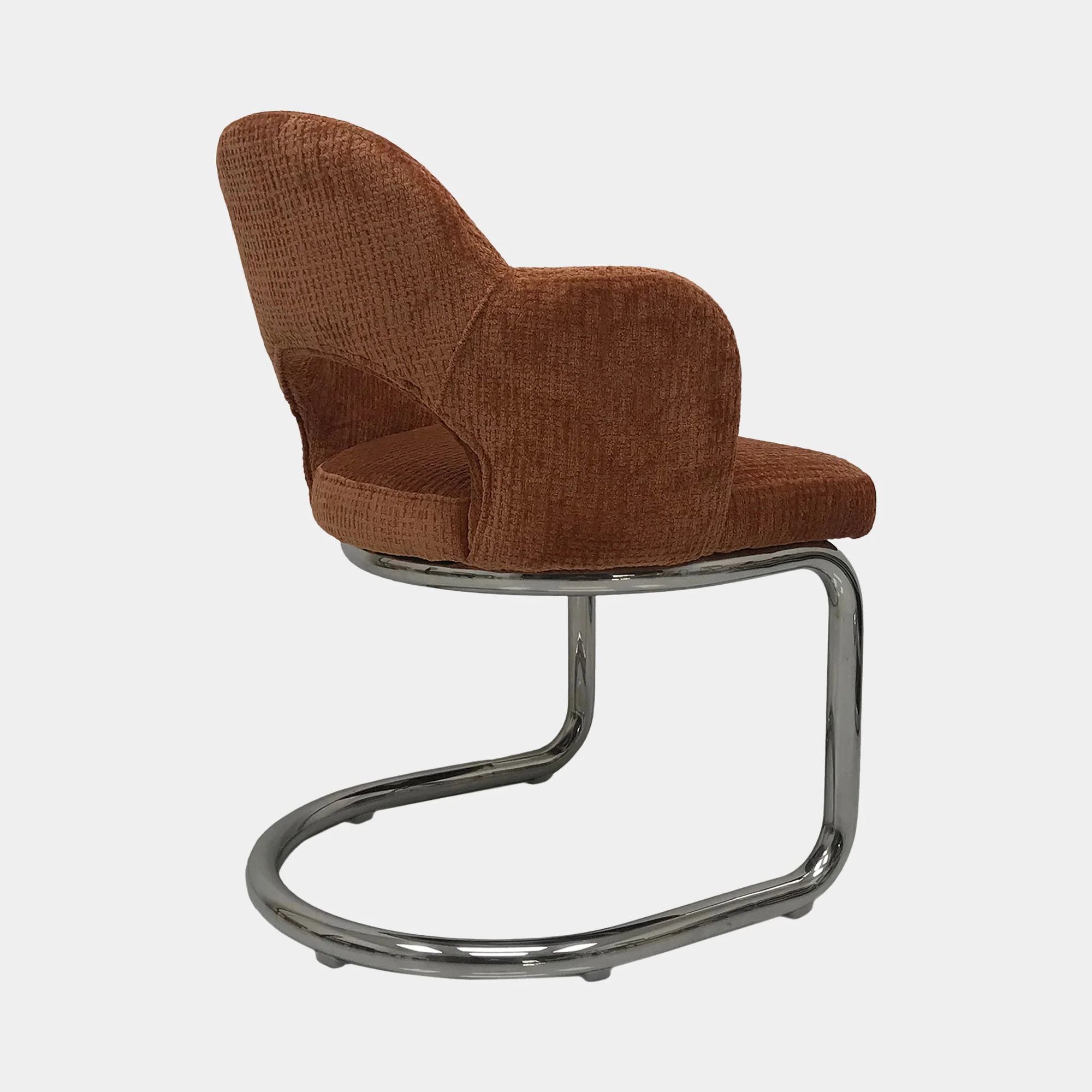 Galaxy - Cantilever Dining Armchair, Fabric - Image 9