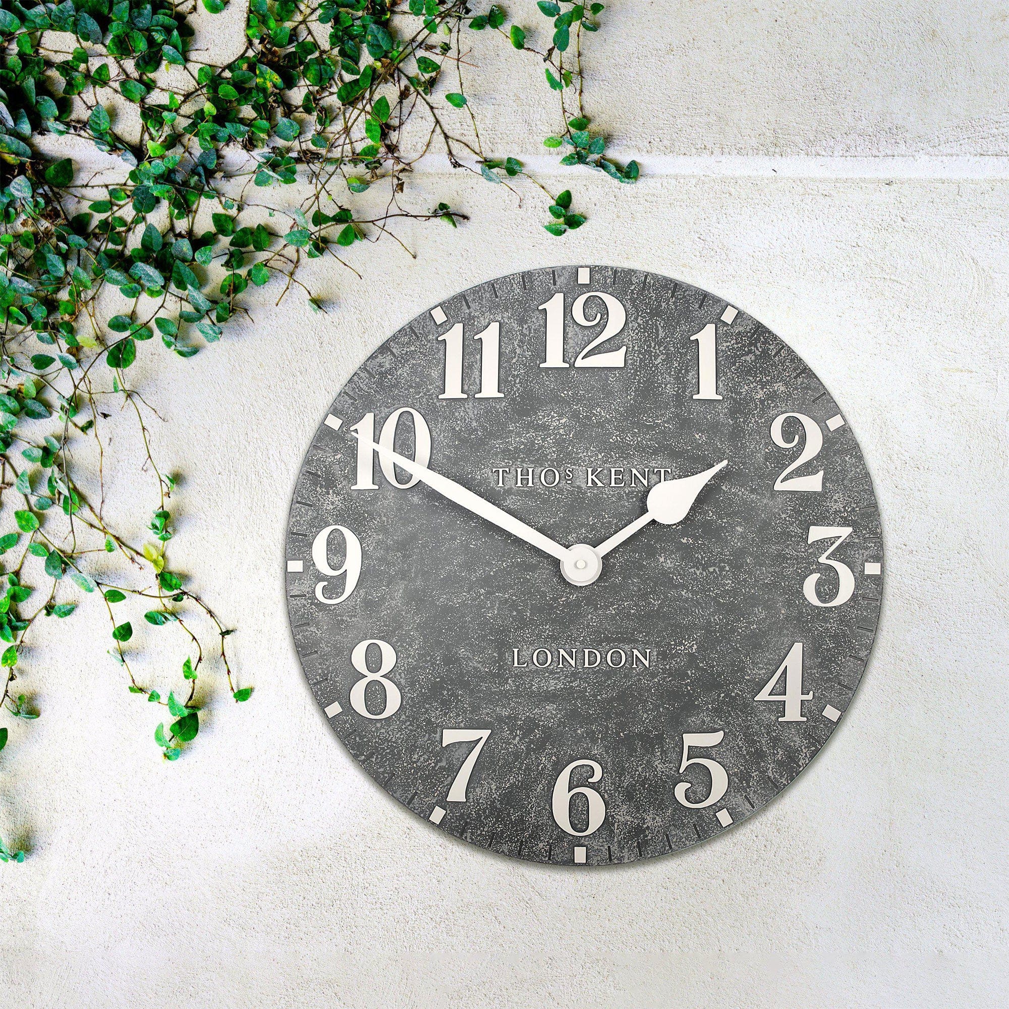 Garden Clock - Wall Clock, Grey - Image 2