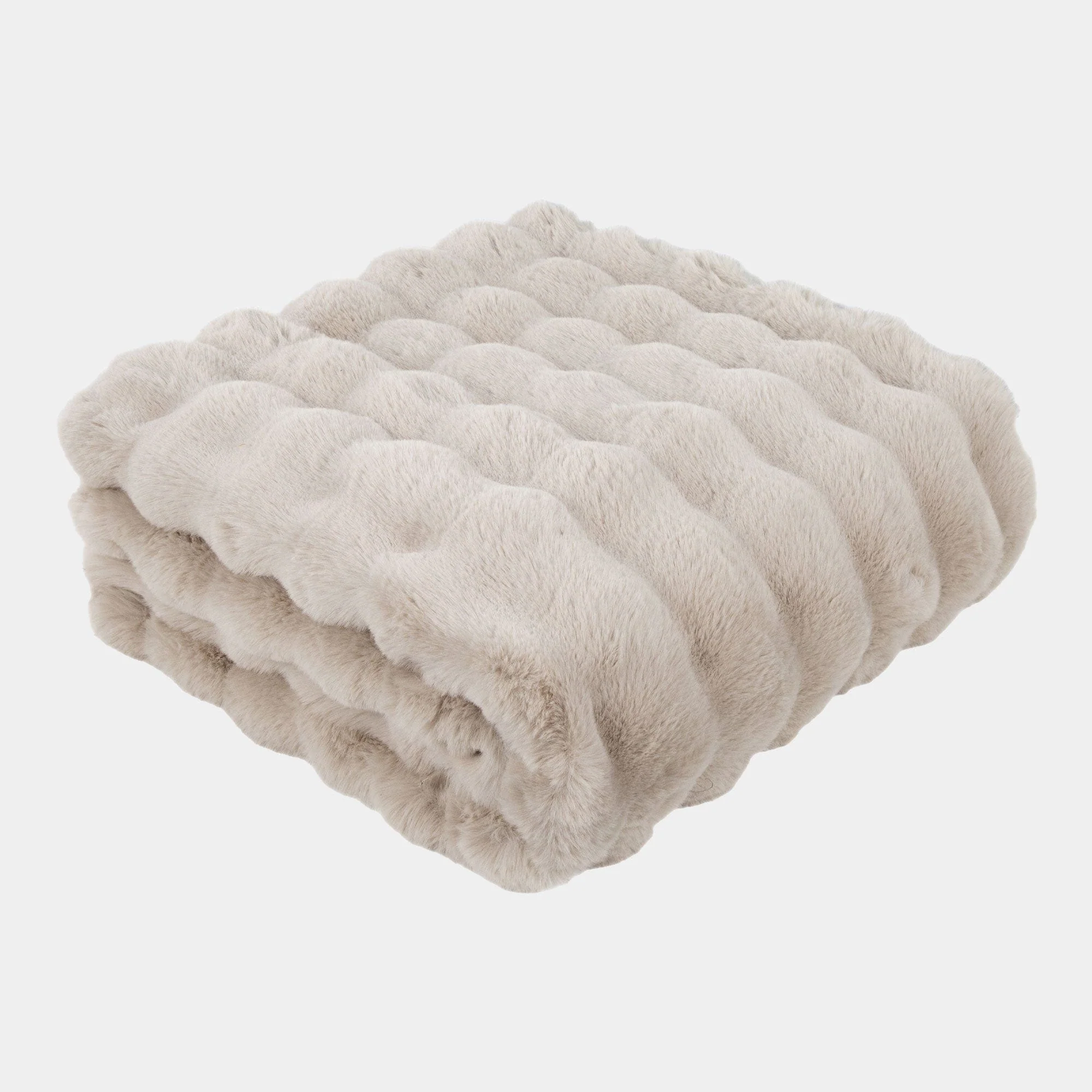 Glam Beige - Faux Fur Throw 150x200cm - Image 4