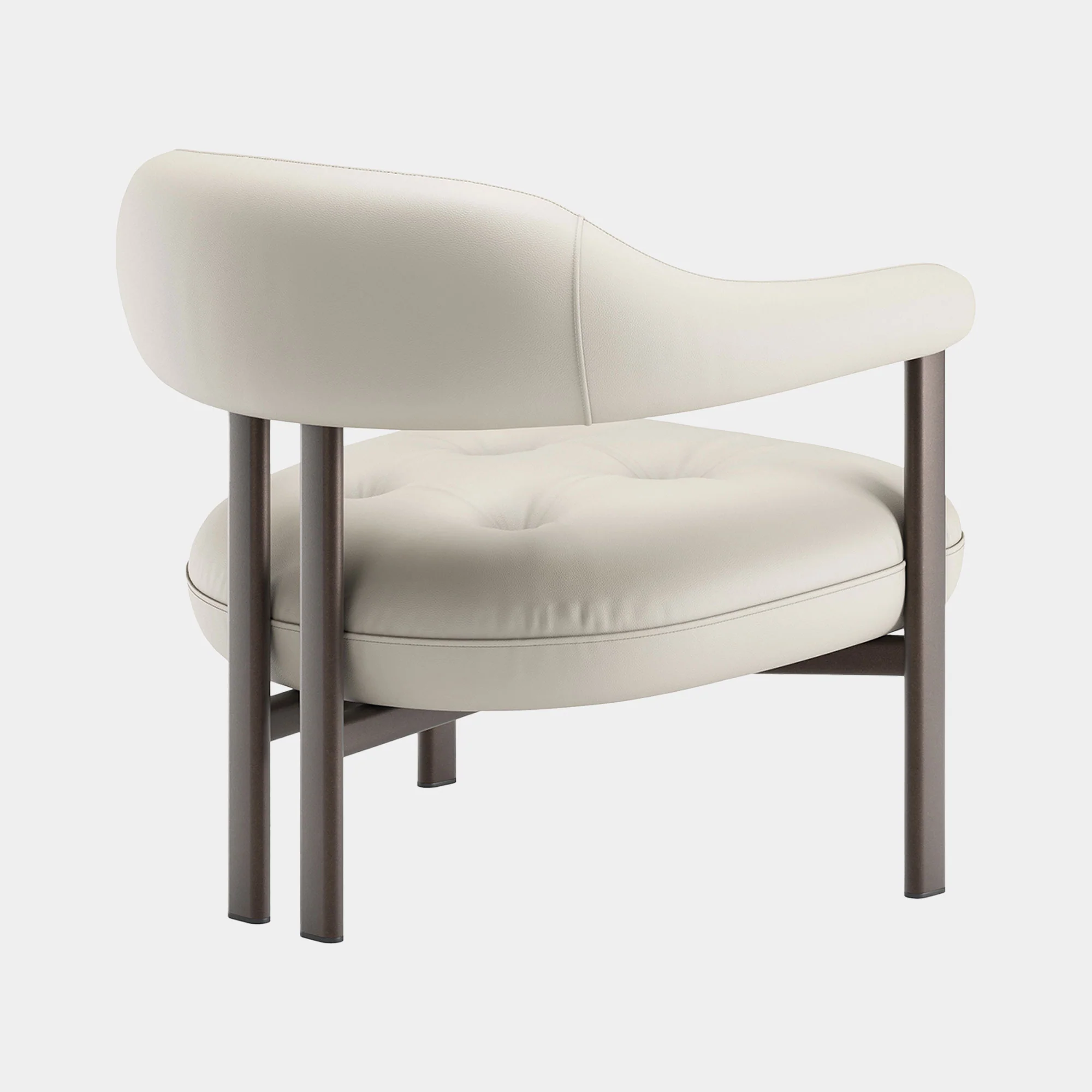 Cattelan Italia Greta - Lounge Dining Chair, Leather - Image 4