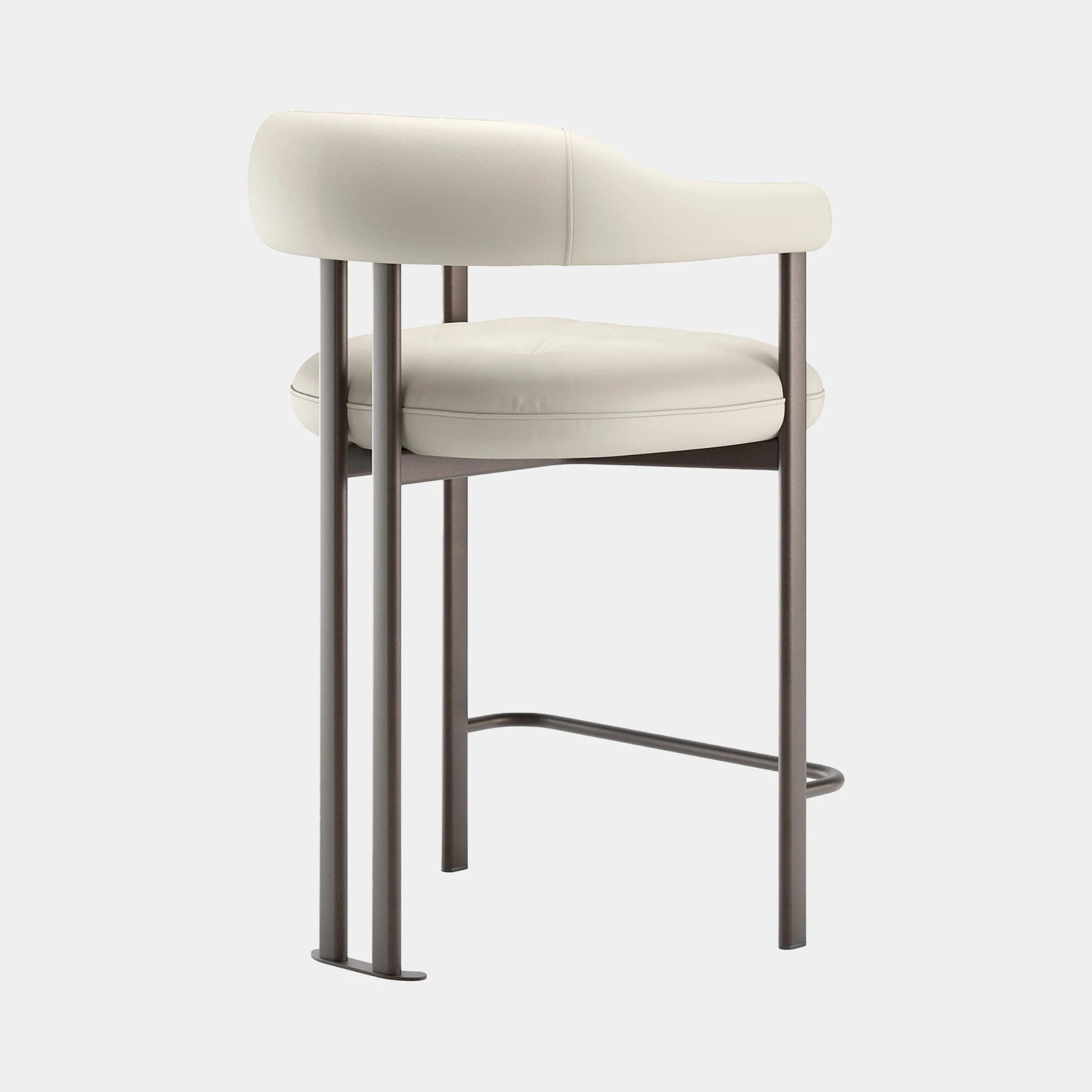 Cattelan Italia Greta - Bar Stool, Synthetic Leather - Image 3