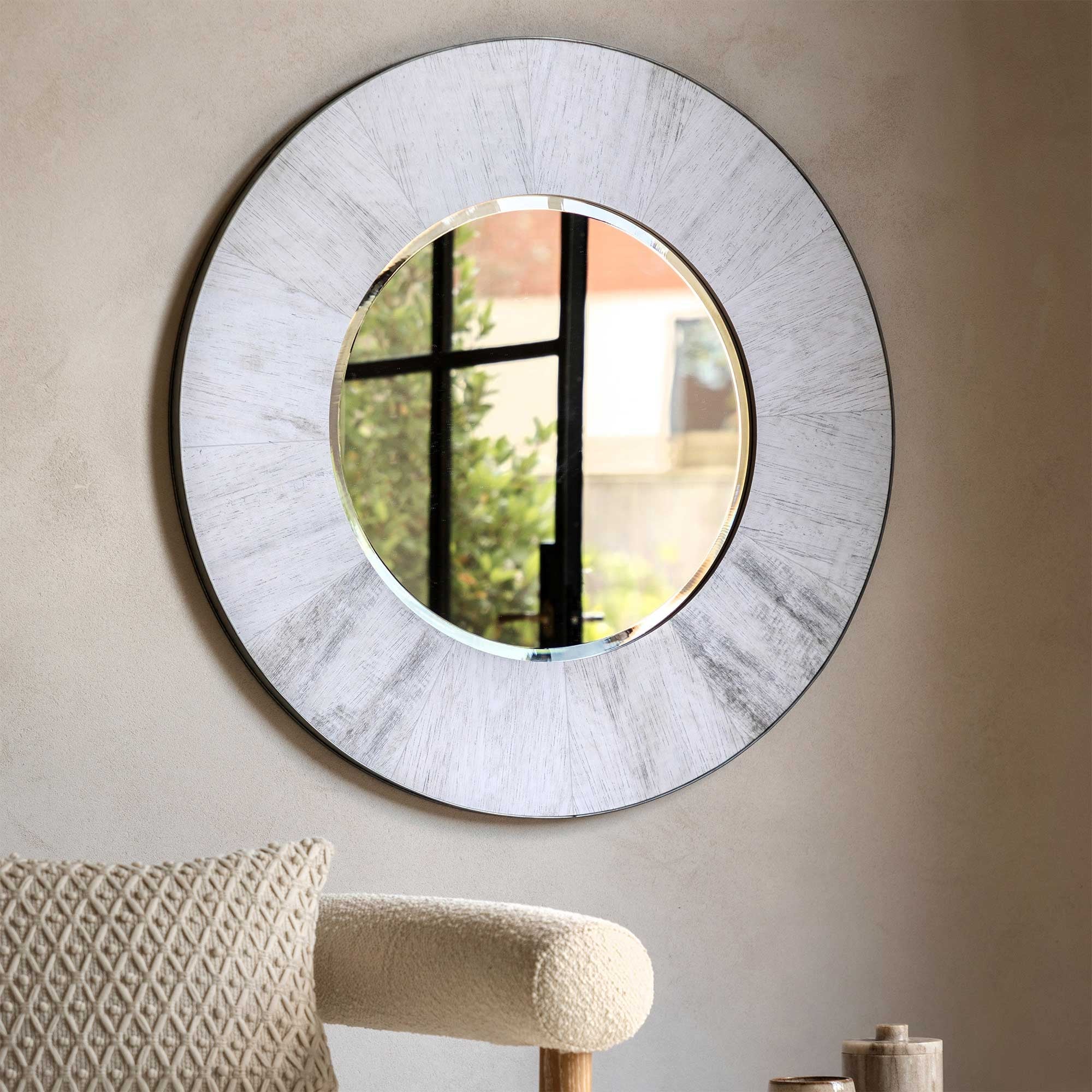 Hackney White - Wall Mirror - Image 2