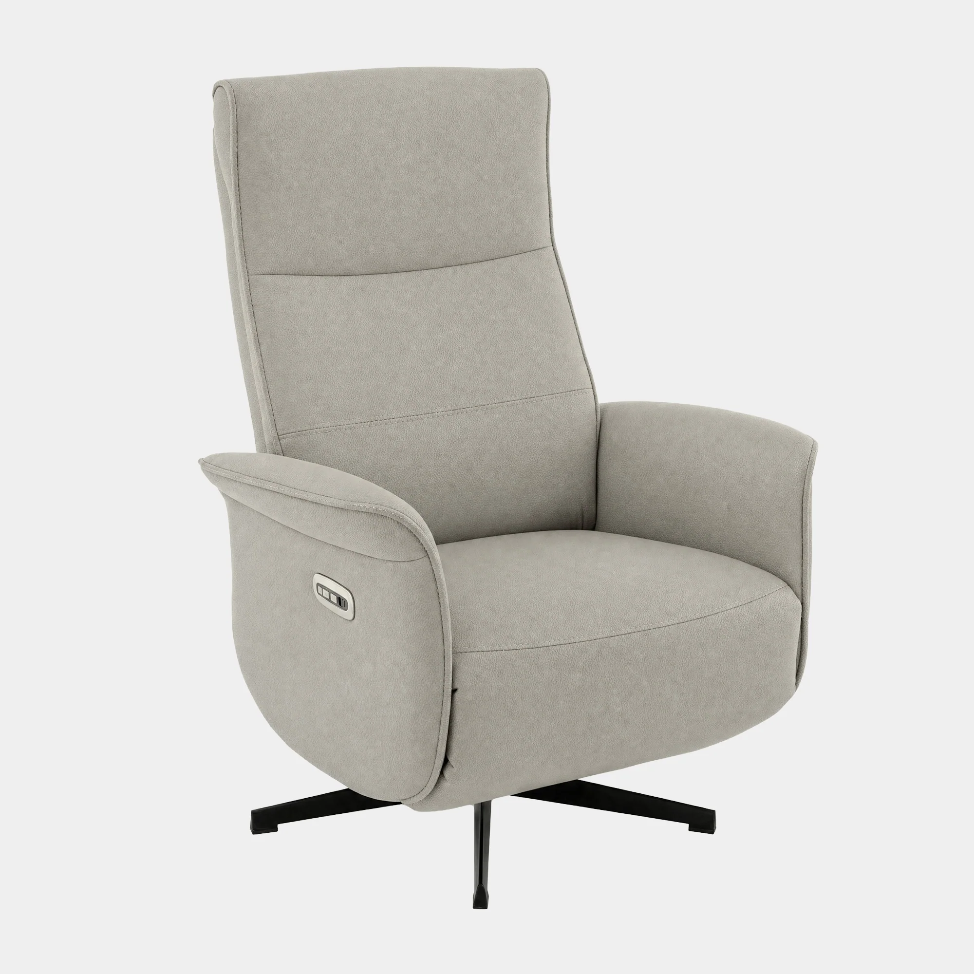 Halmstad - Swivel Power Recliner Chair, Leather - Image 3