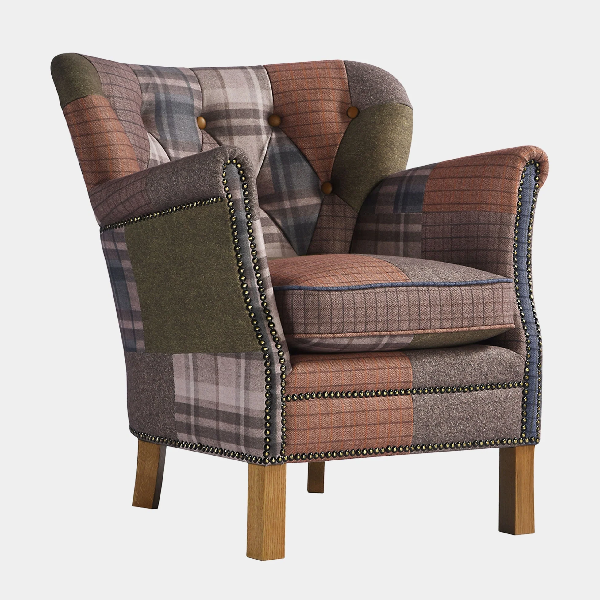 Harlequin - Armchair, Patchwork Fabric