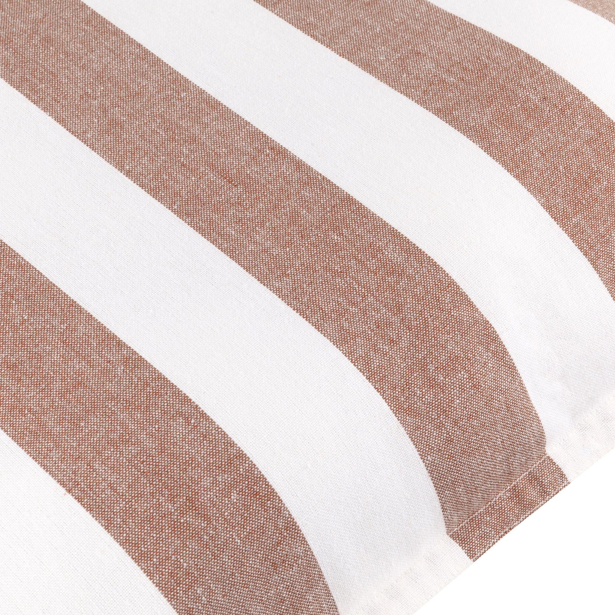 Hayle Cotton - Brown Outdoor Cushion 50x50cm - Image 5