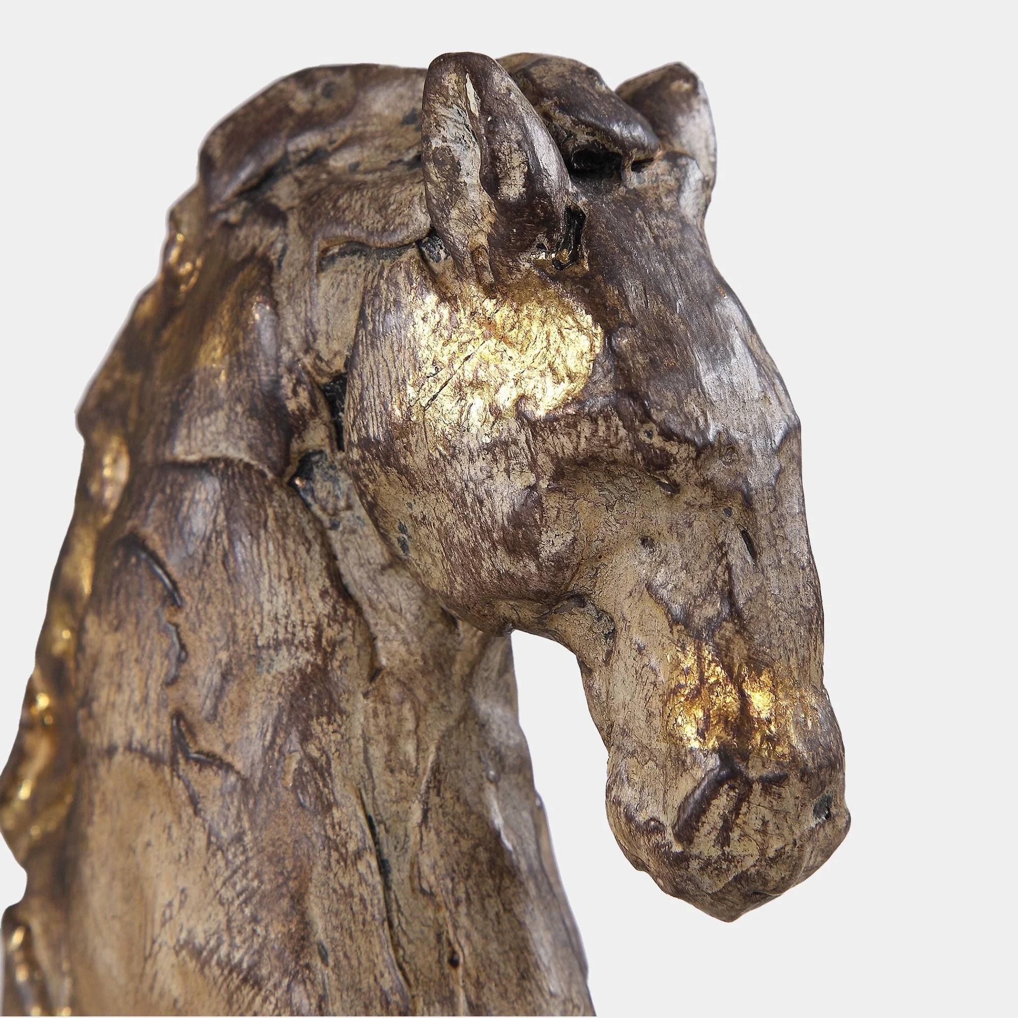 Hermoso - Gold Horse Sculpture - Image 4