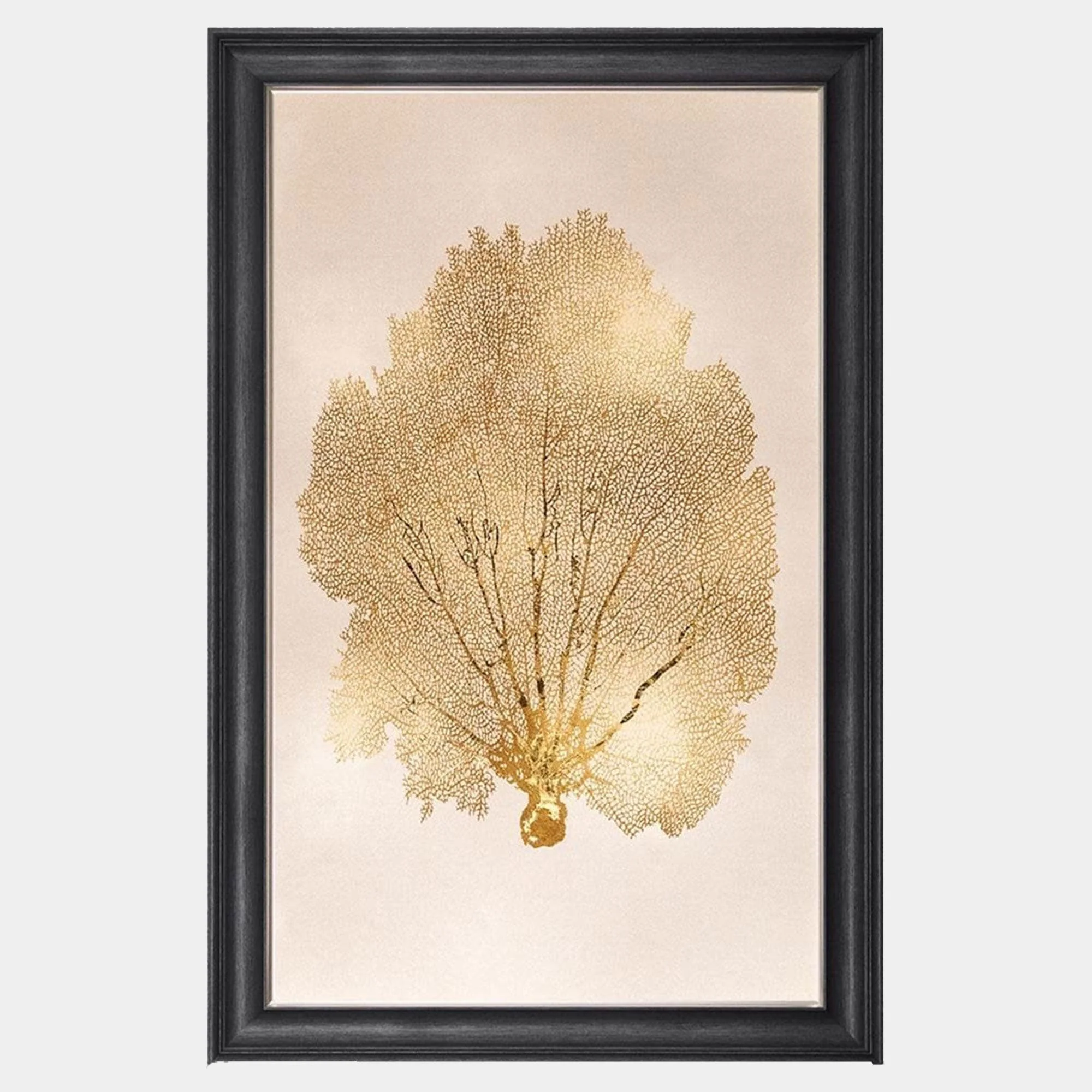 Honey Gold Leaf Tree - Framed Wall Art Print - Image 3
