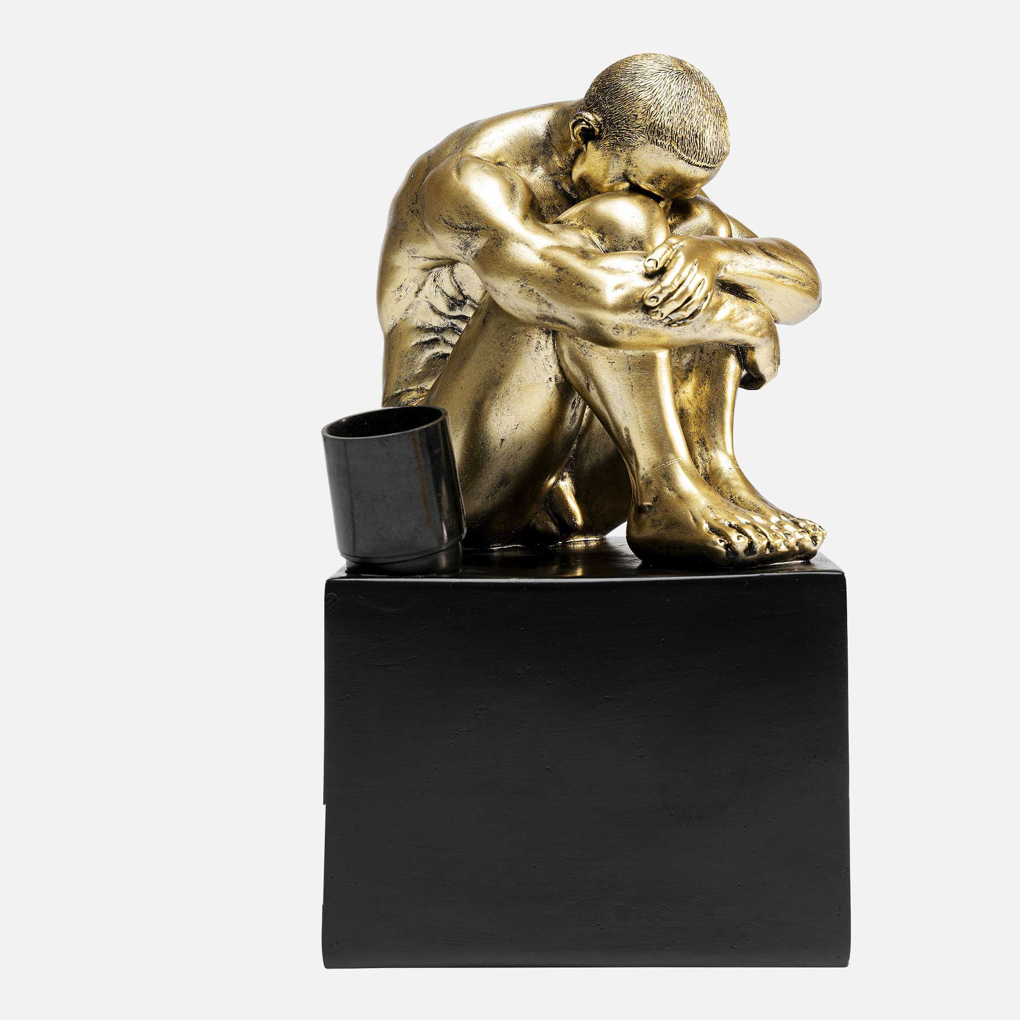 Gold Sculptural Hug - Table Lamp - Image 4