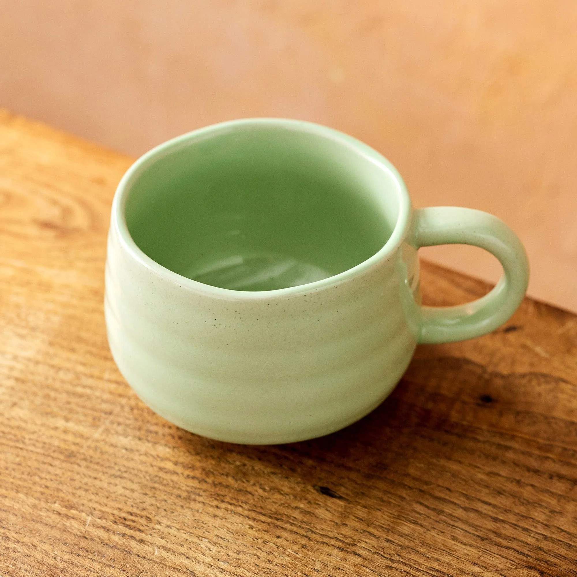 Jamie Oliver Big Love - Cosy Cuppa Mugs Green, Set of 4 - Image 2