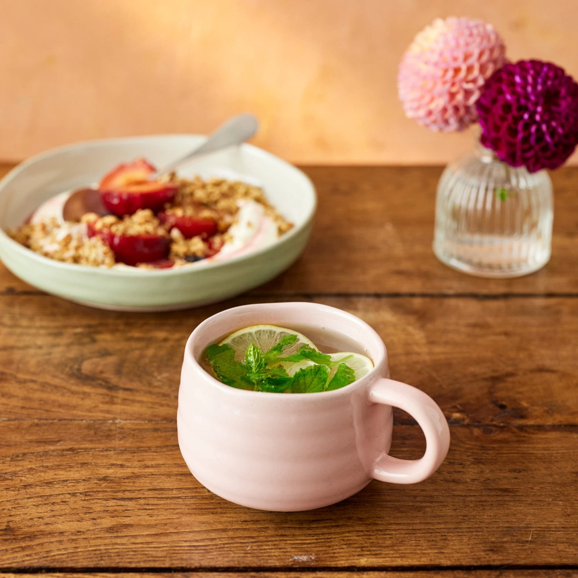 Jamie Oliver Big Love - Cosy Cuppa Pink Mugs, Set of 4 - Image 3
