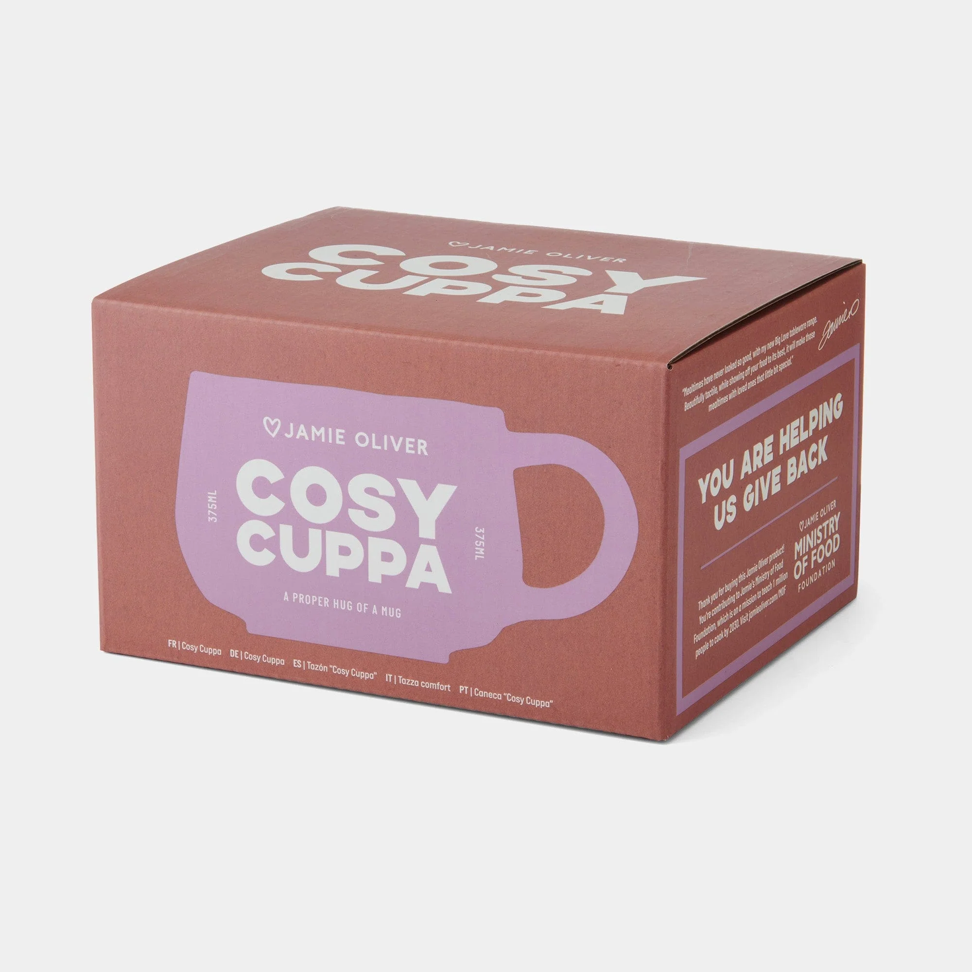 Jamie Oliver Big Love - Cosy Cuppa Pink Mugs, Set of 4 - Image 7