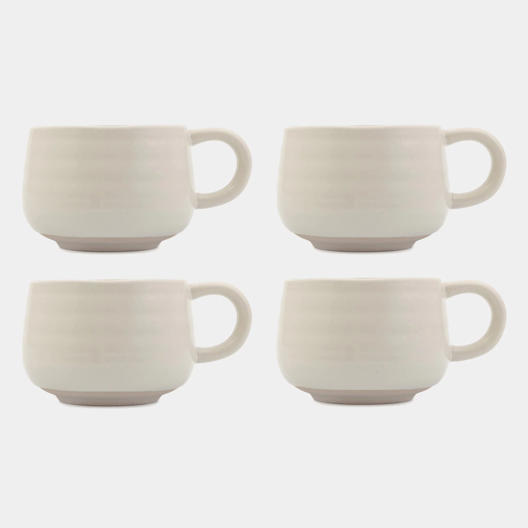 Jamie Oliver Big Love - Cosy Cuppa White Mugs, Set of 4