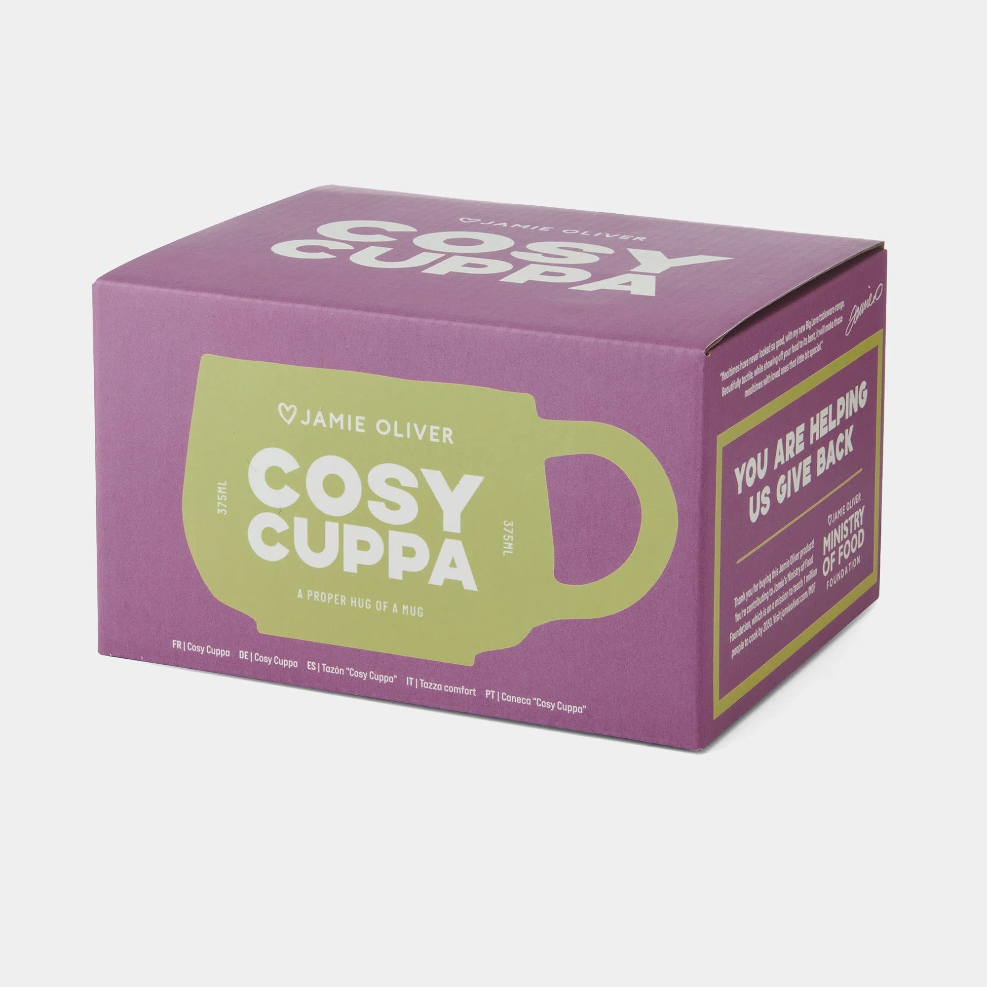 Jamie Oliver Big Love - Cosy Cuppa Yellow Mugs, Set of 4 - Image 7