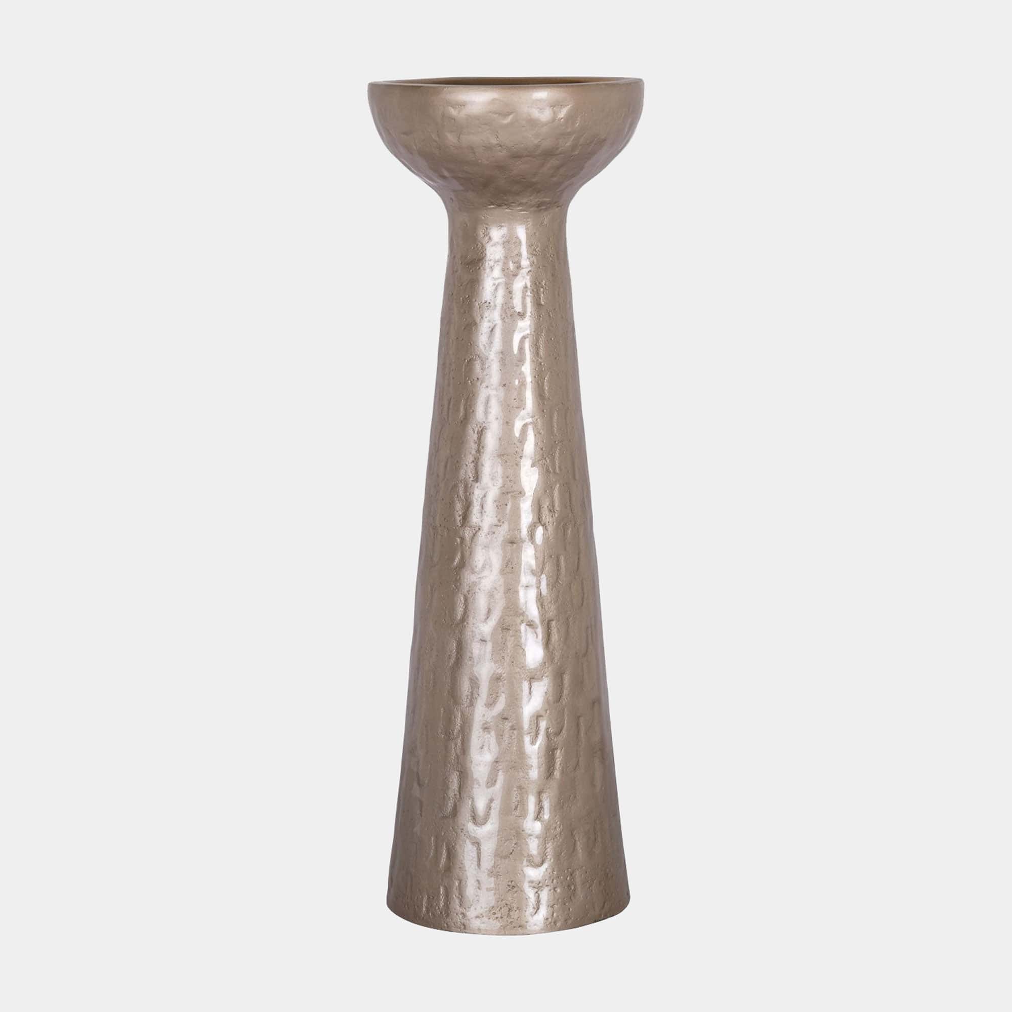 Juana Large - Candle Holder, Champagne Gold