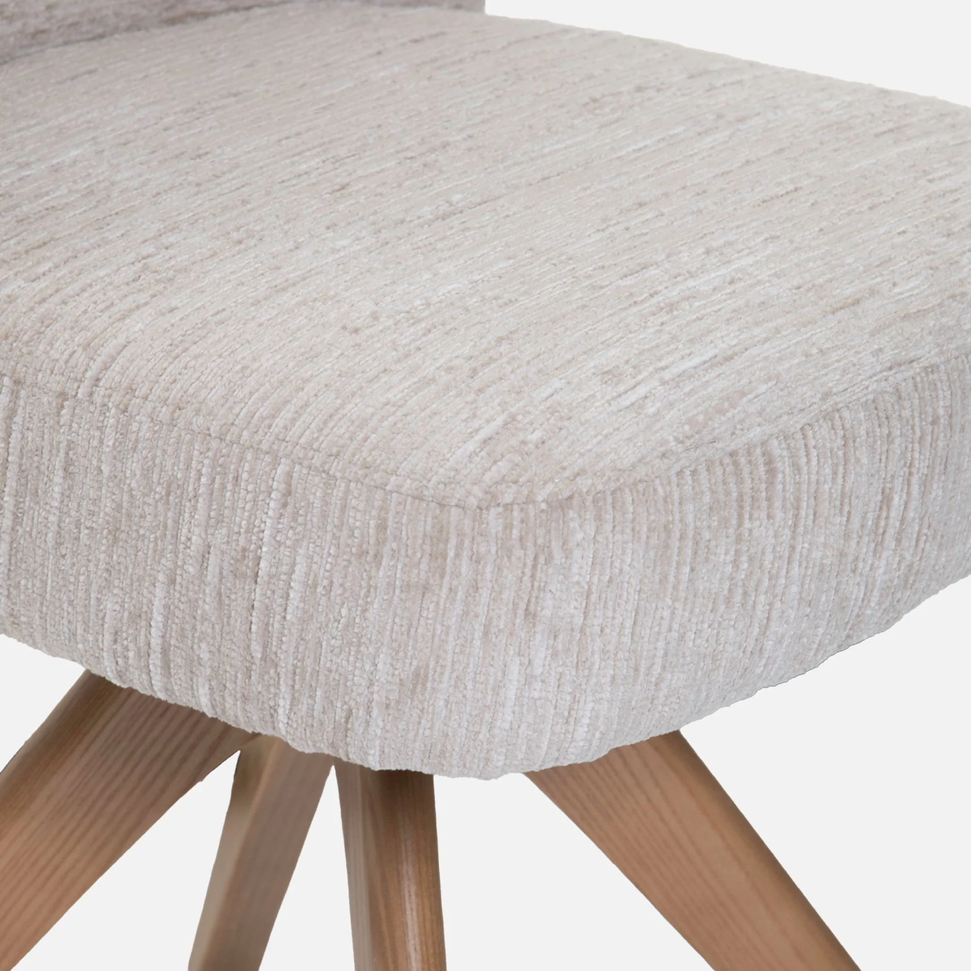 Lara - Swivel Dining Chair, Fabric - Image 3