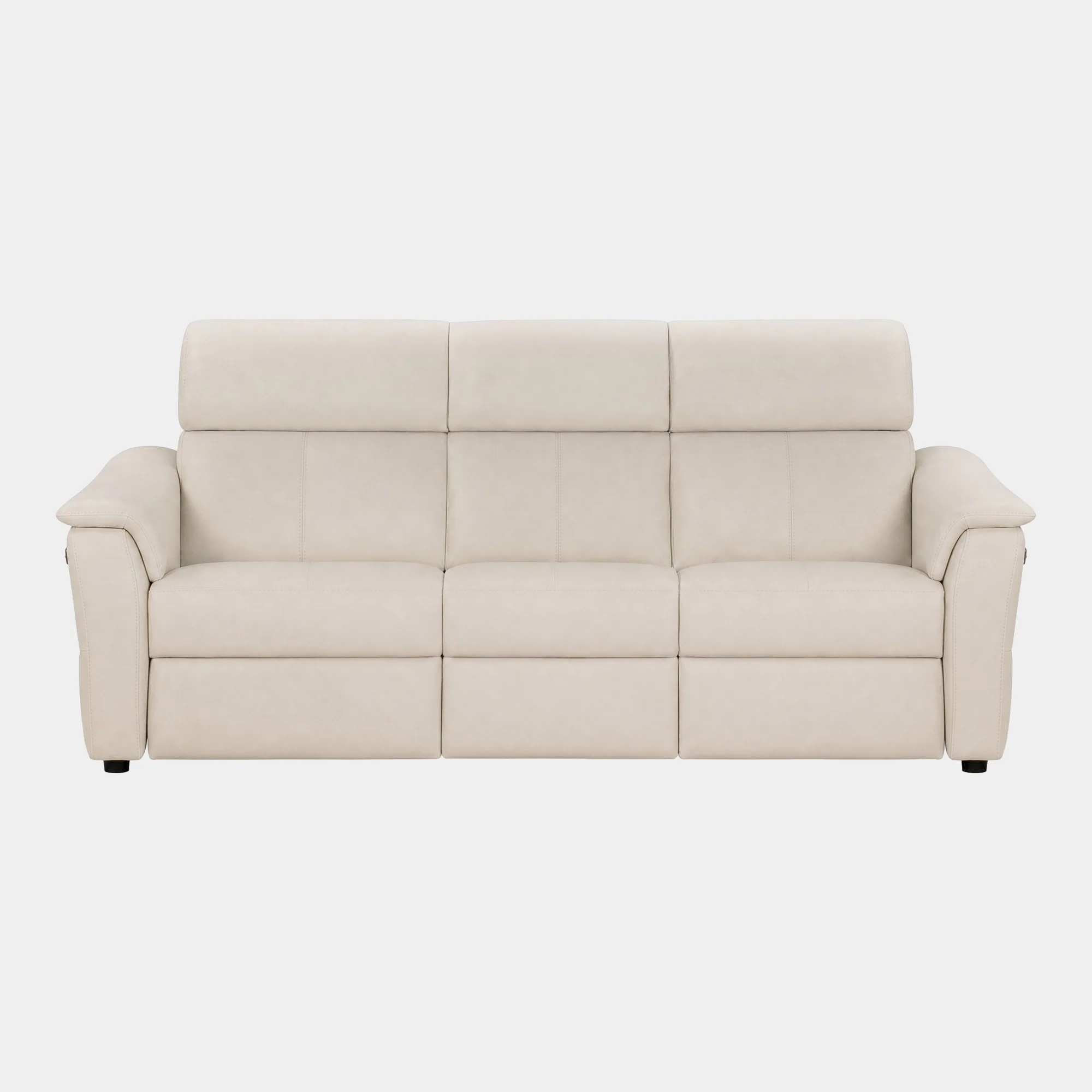 Rimini - Large 3 Seat Power Recliner Sofa with Adjustable Headrest & Lumbar, Leather - Image 3