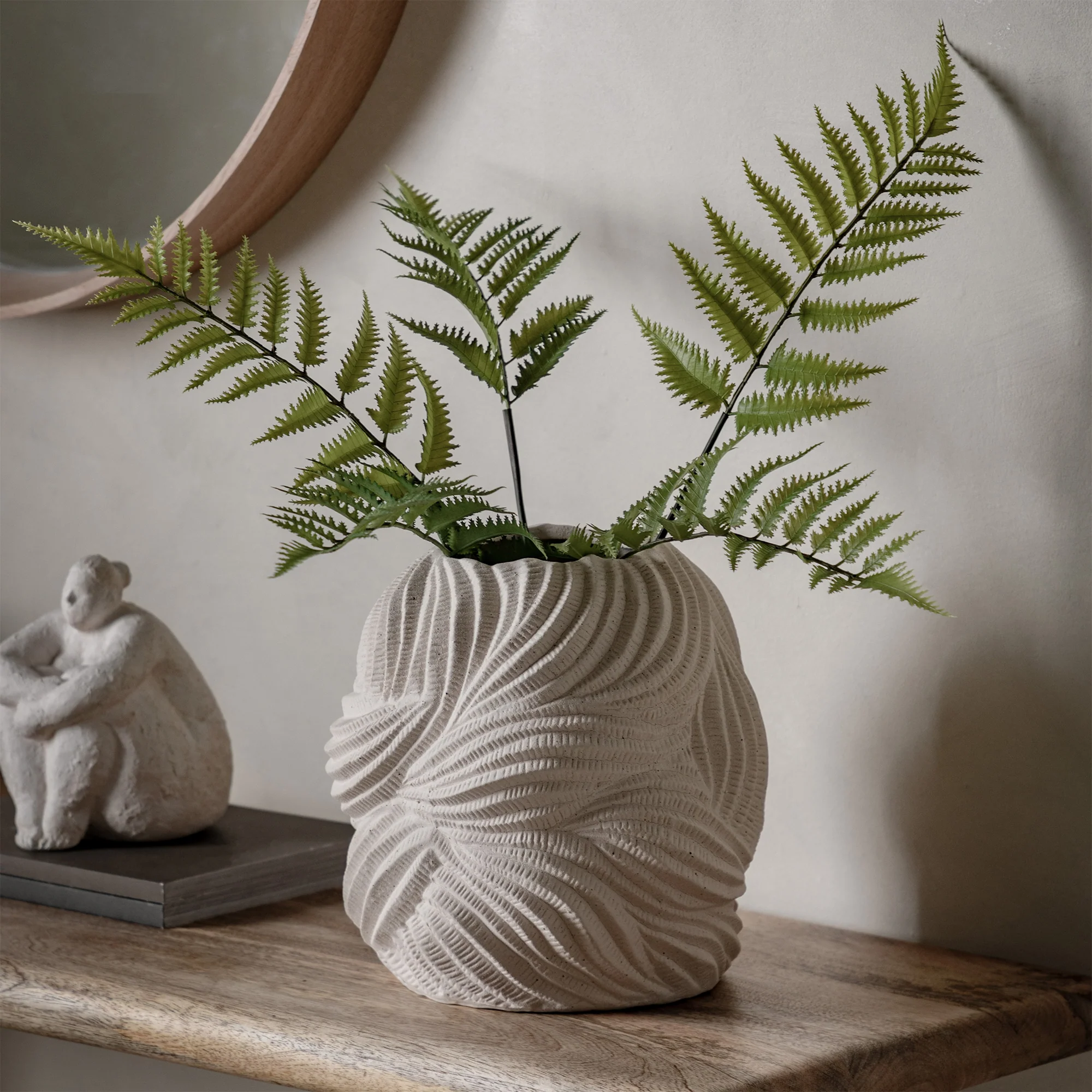 Laucala - Ceramic Vase, Neutral - Image 2