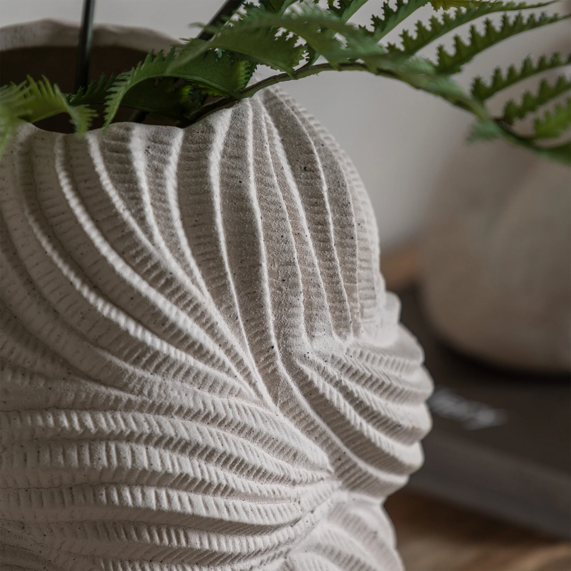 Laucala - Ceramic Vase, Neutral - Image 3