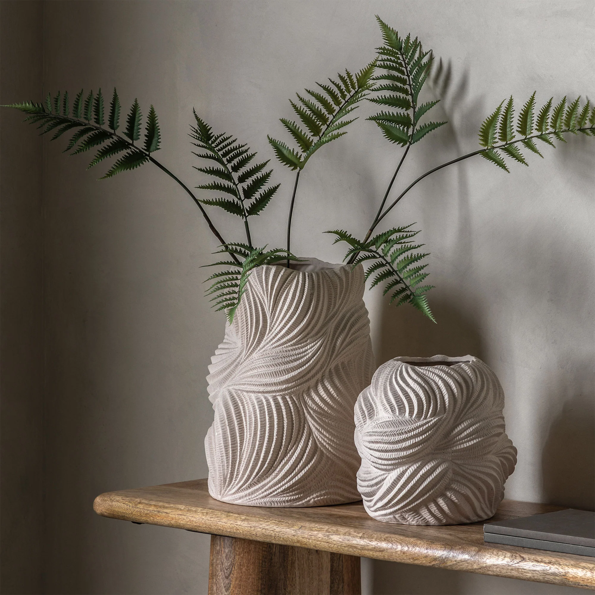 Laucala - Ceramic Vase, Neutral - Image 4
