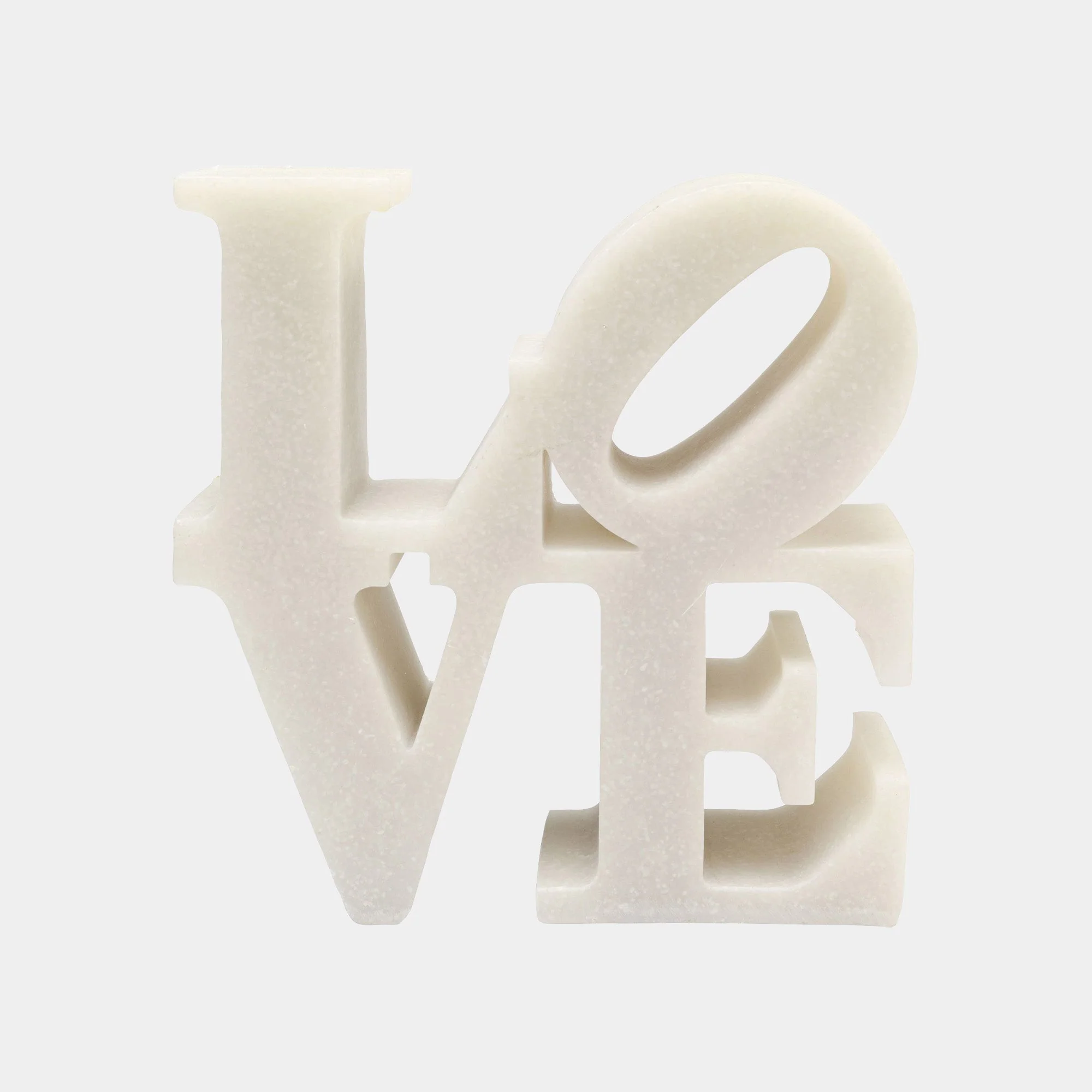 Letters - White Love Sculpture