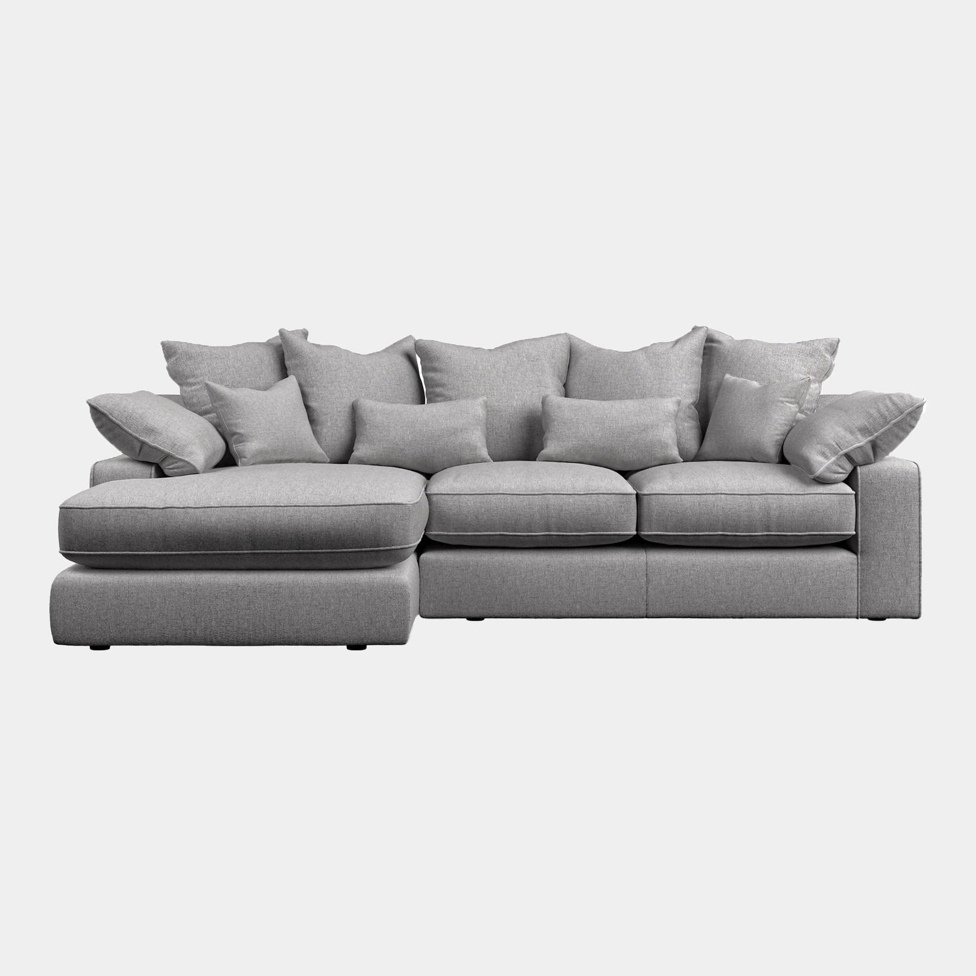 Lexington - Small LHF Chaise Pillow Back Sofa, Fabric