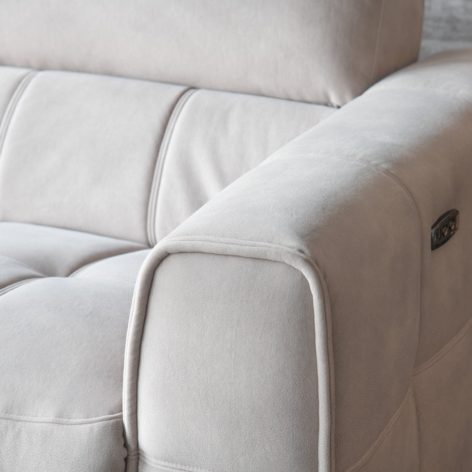 Michigan - LHF Power Recliner Corner Group Sofa, Fabric - Image 4