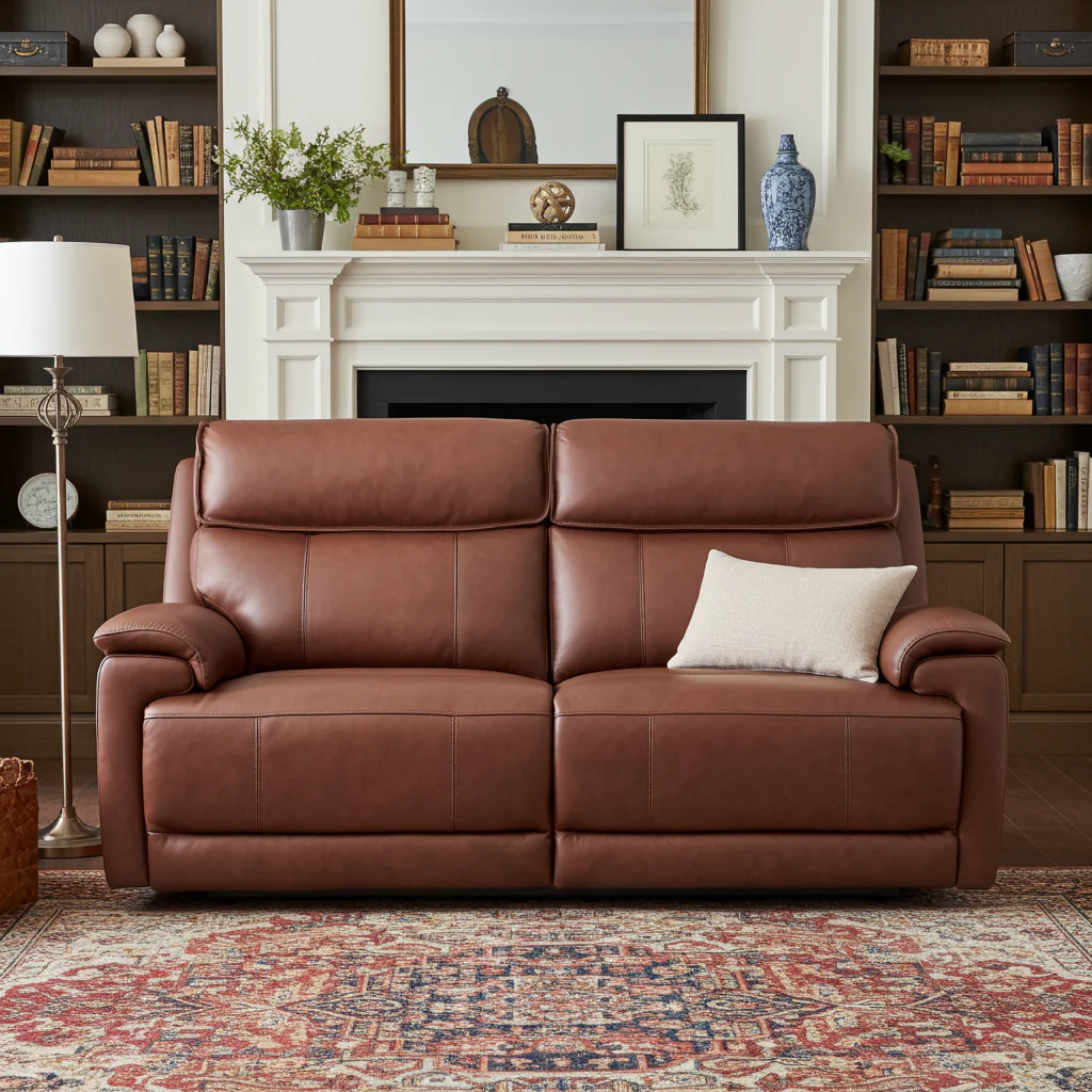 Linara - 2 Seat Power Recliner Sofa, Leather - Image 3