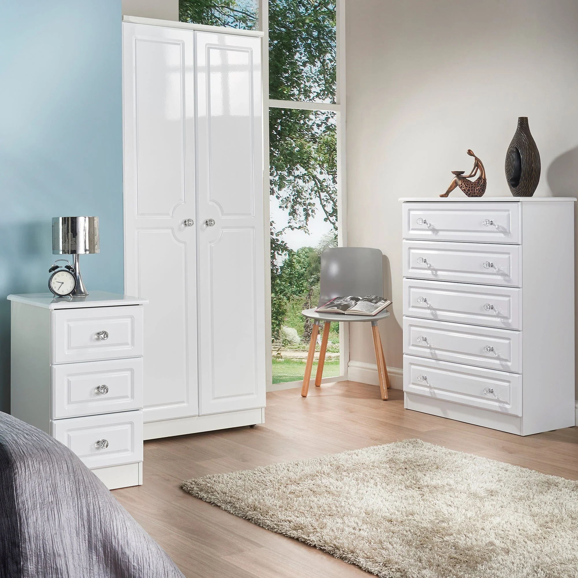 Lincoln - 5 Drawer Chest of Drawers, Wide - Image 2