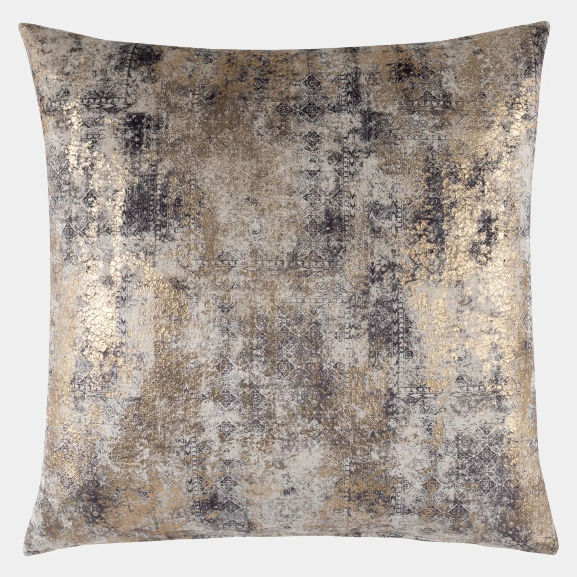 Liora - Charcoal Gold Cushion 50x50cm