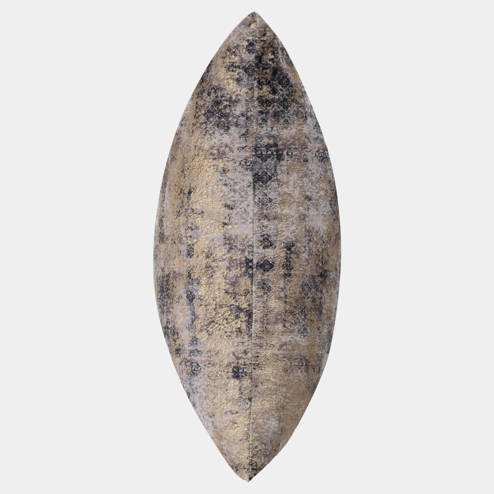 Liora - Charcoal Gold Cushion 50x50cm - Image 2