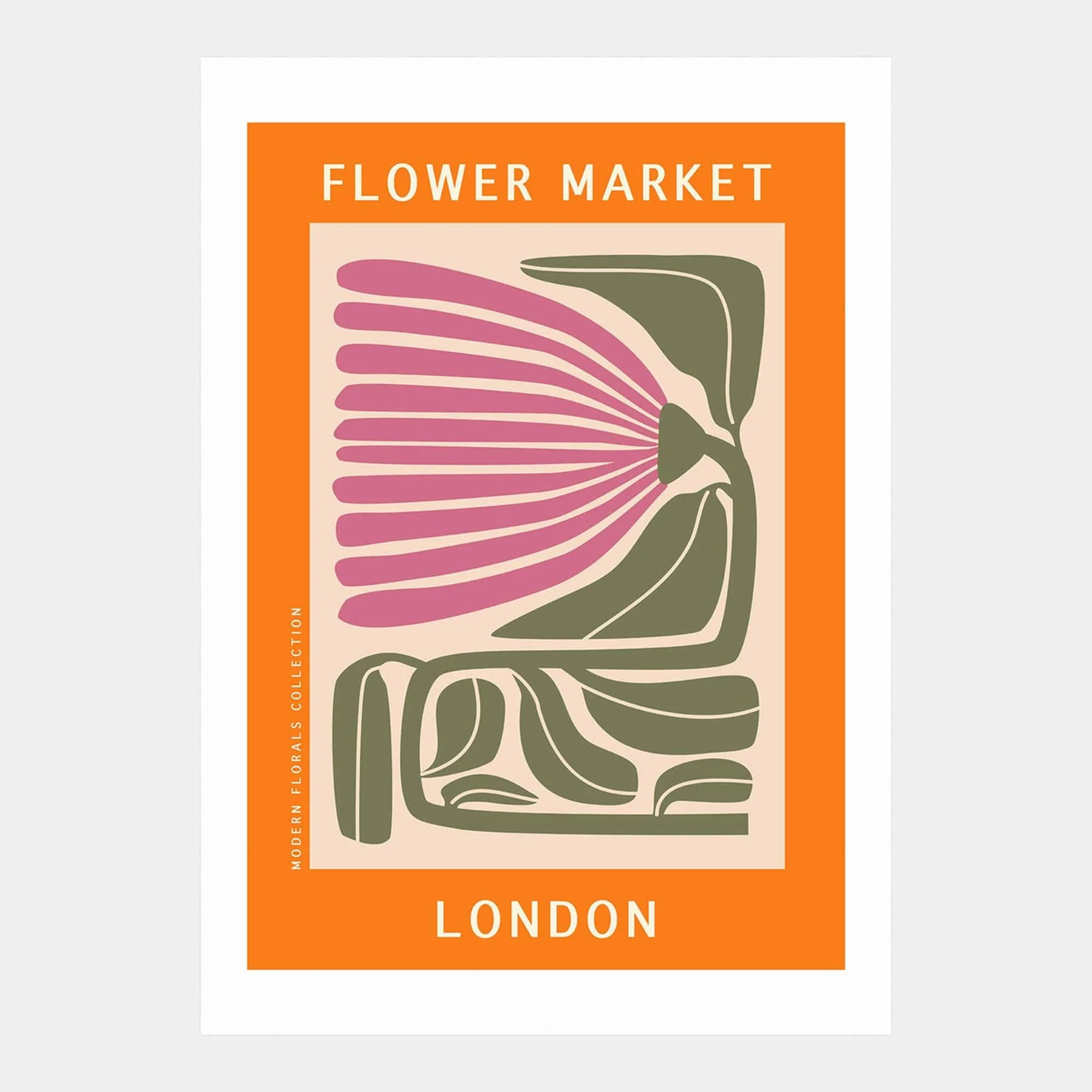 London Flower Market - A2 Wall Art Print By East End Prints