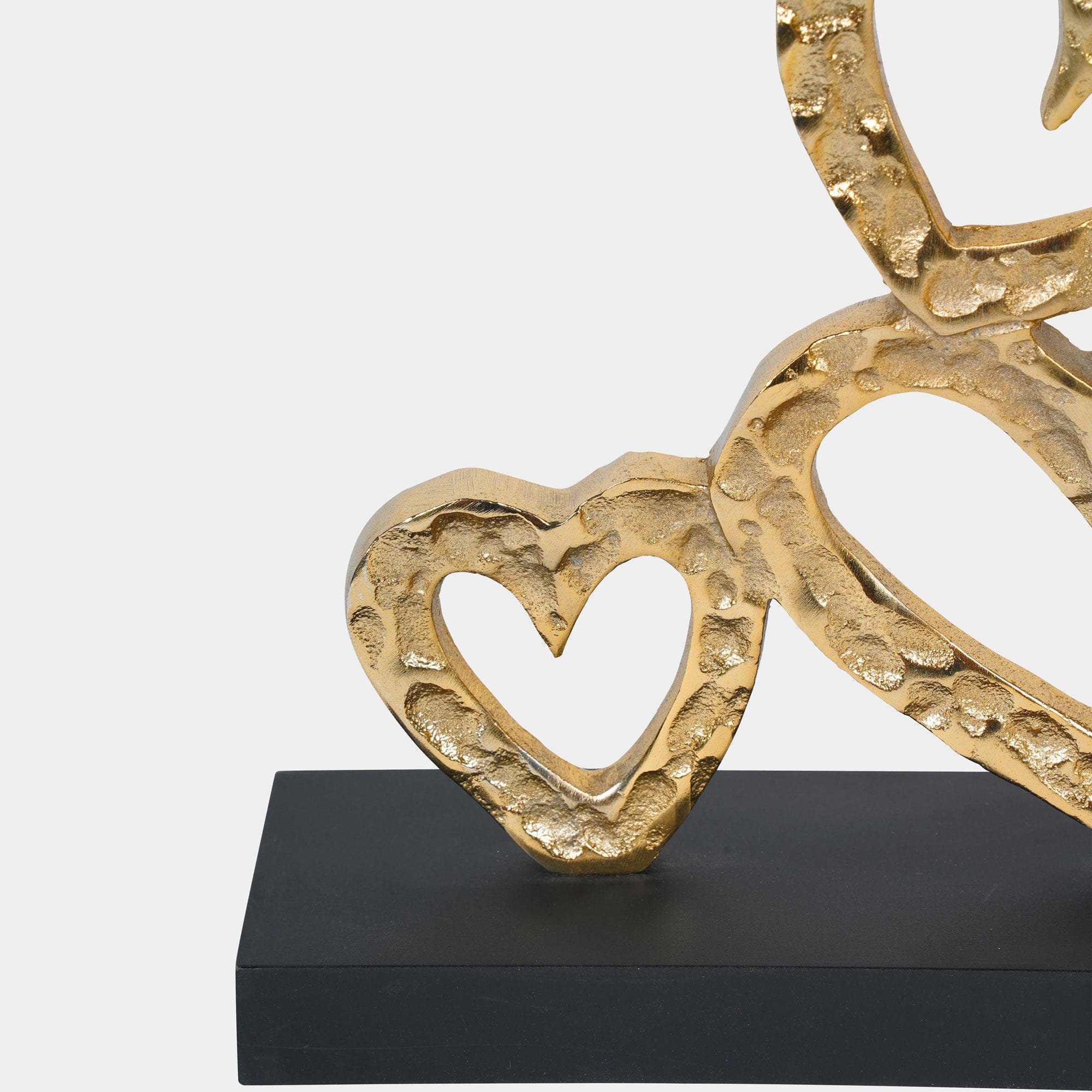 Love - Gold Hearts Sculpture - Image 4