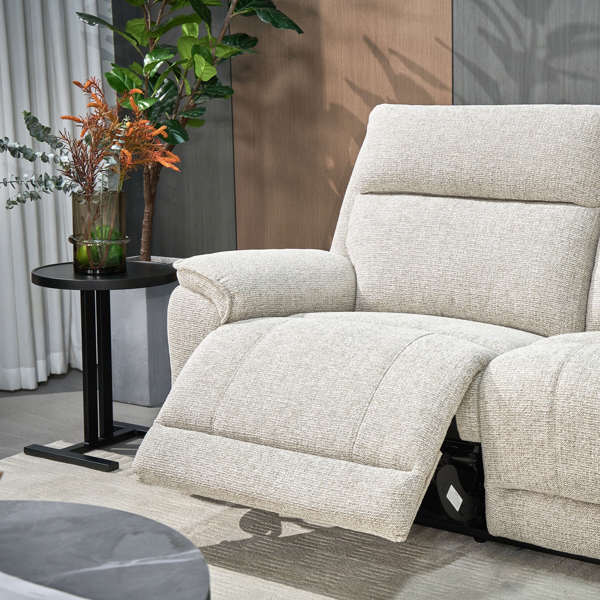 Lyceum - 2.5 Seat LHF Corner Power Recliner Sofa, Fabric - Image 3