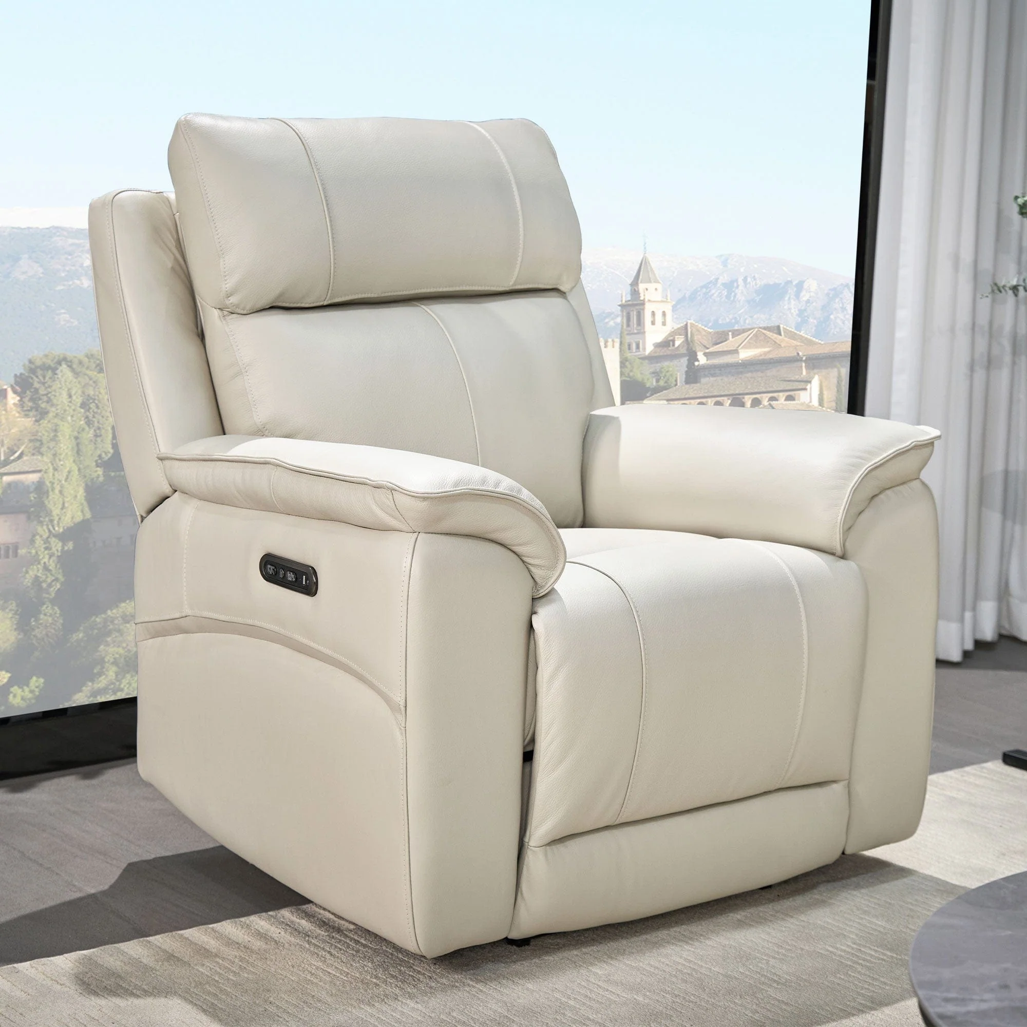 Lyceum - Power Recliner Chair, Leather - Image 2