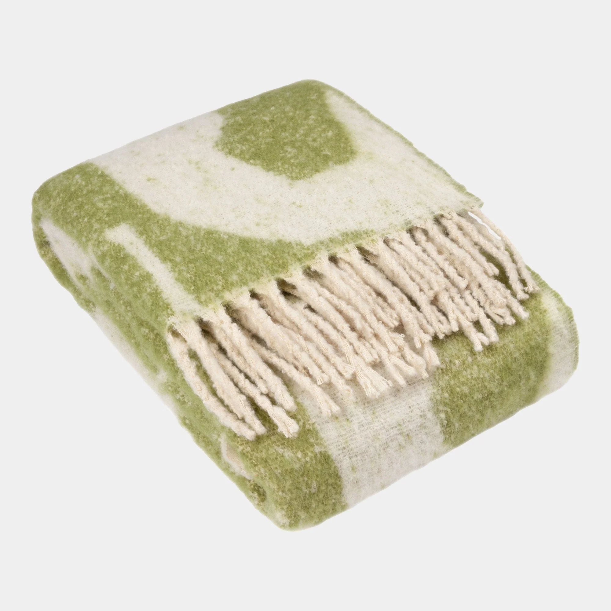 Meta Olive Green - Throw 130x180cm