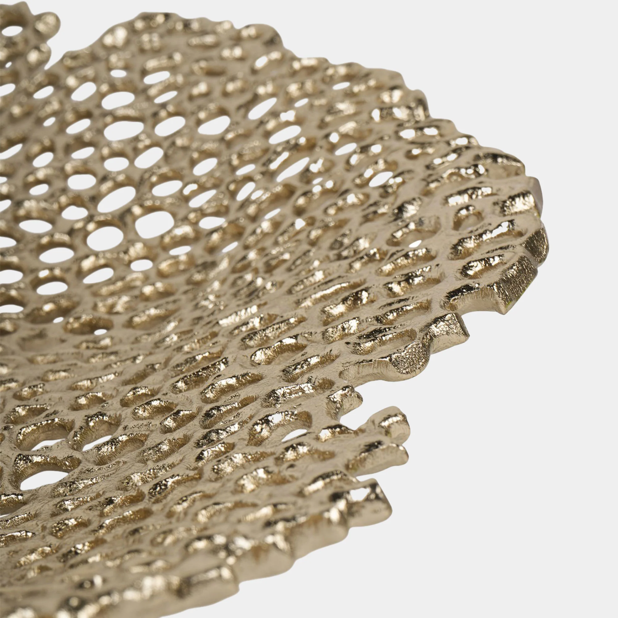 Miel - Decorative Bowl, Gold Metal - Image 4