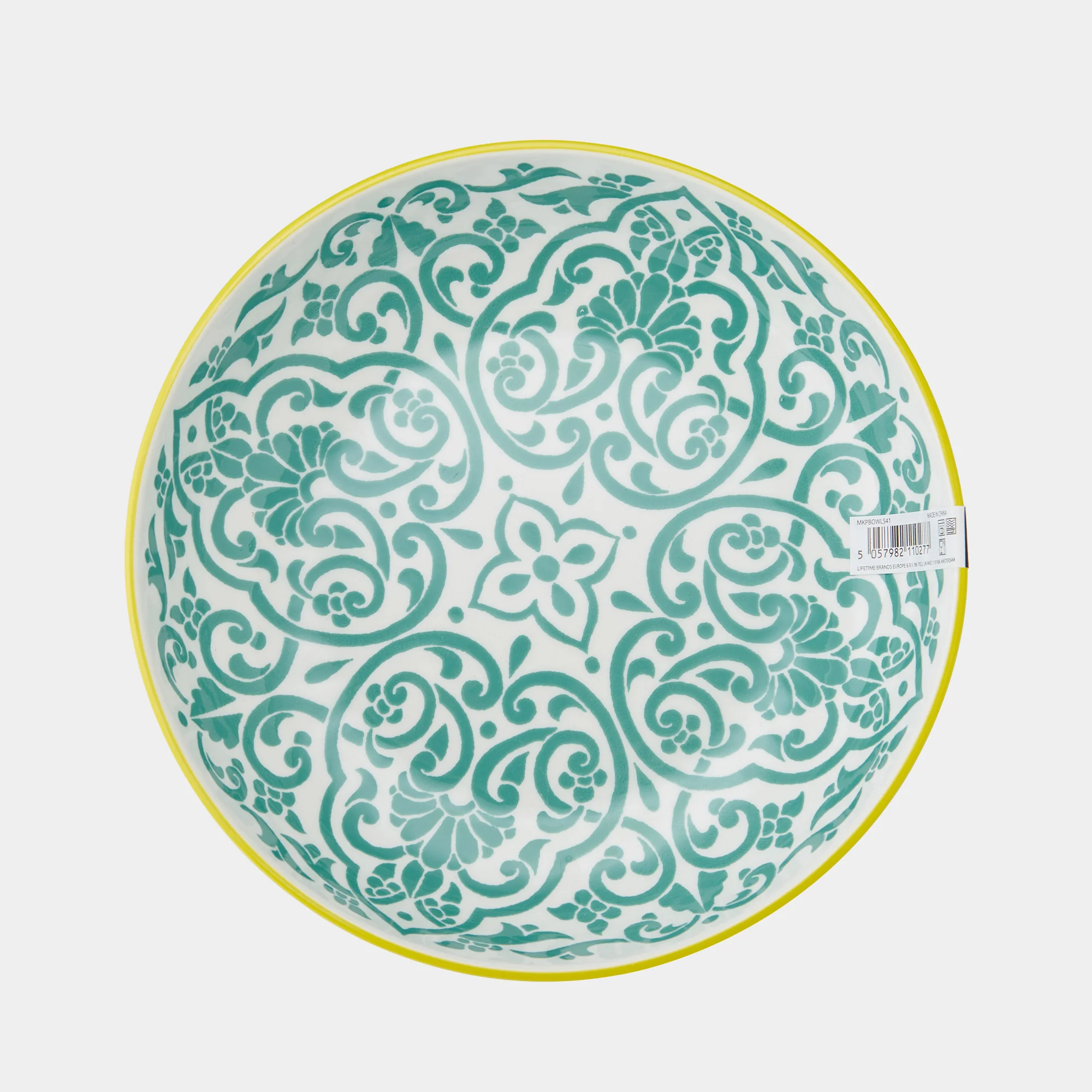 Mikasa Mediterranean Yellow & Blue - Pasta Bowls, Set of 4 - Image 4