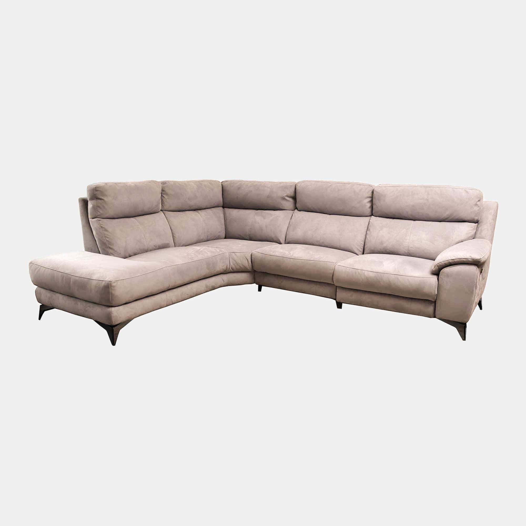 Miura - LHF Power Recliner Corner Sofa, Fabric - Image 11